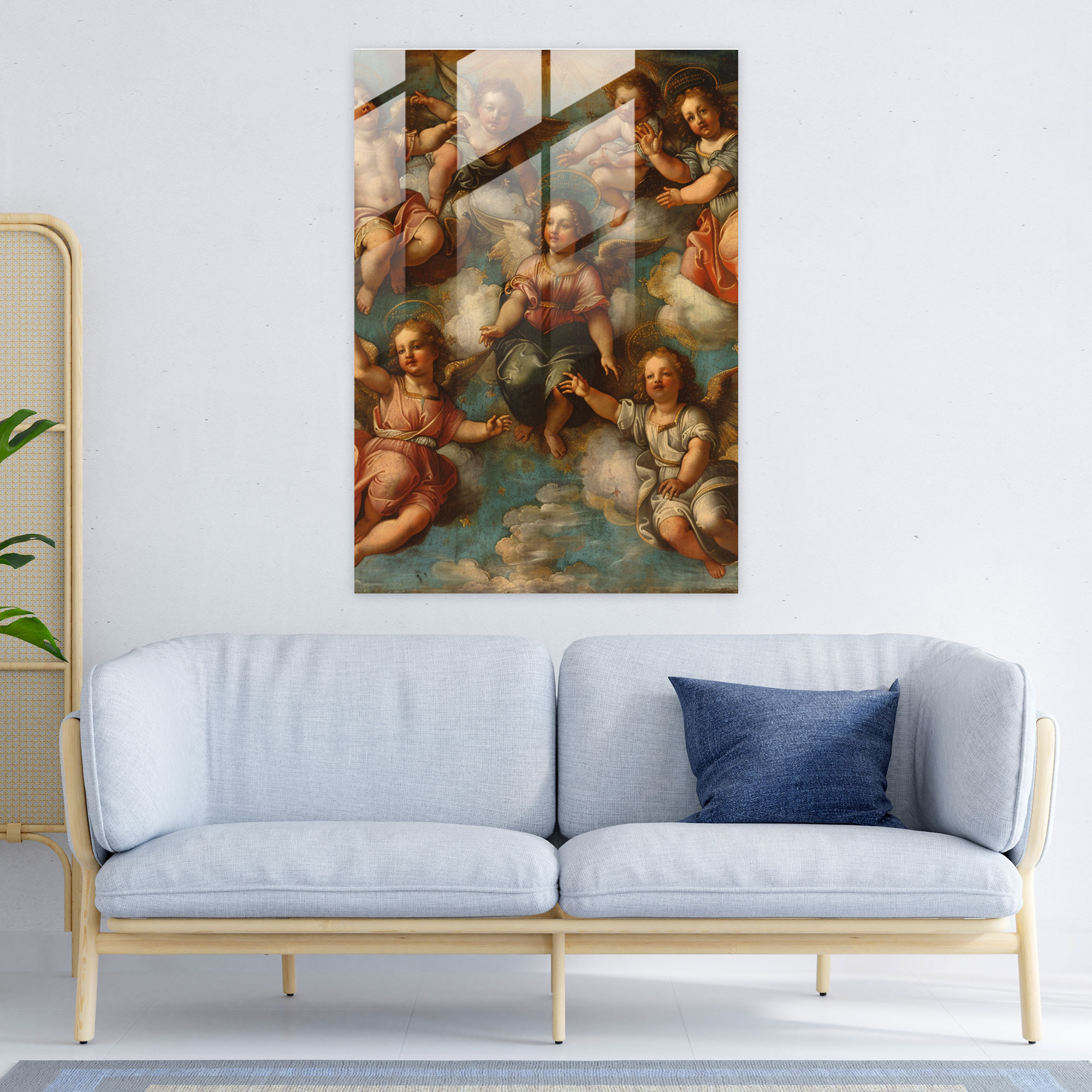 Raffaello Sanzio Glass Print Wall Decoration - Raffaello Sanzio, Glass Print, Raffaello Sanzio, Modern Art