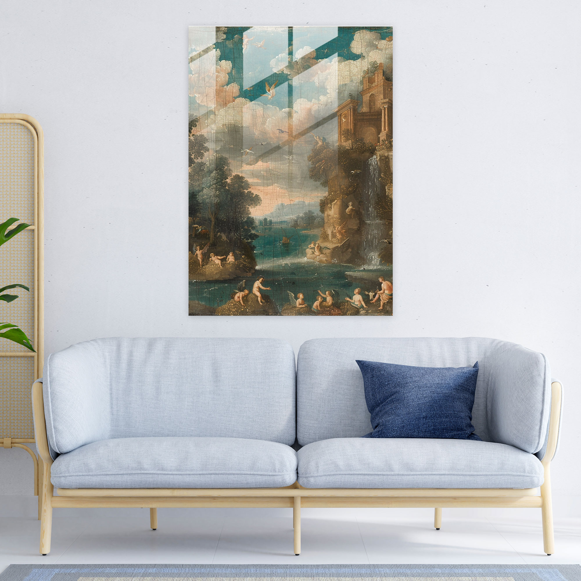 Raffaello Sanzio Cam Tablo Modern Sanat - Ev Dekorasyonu