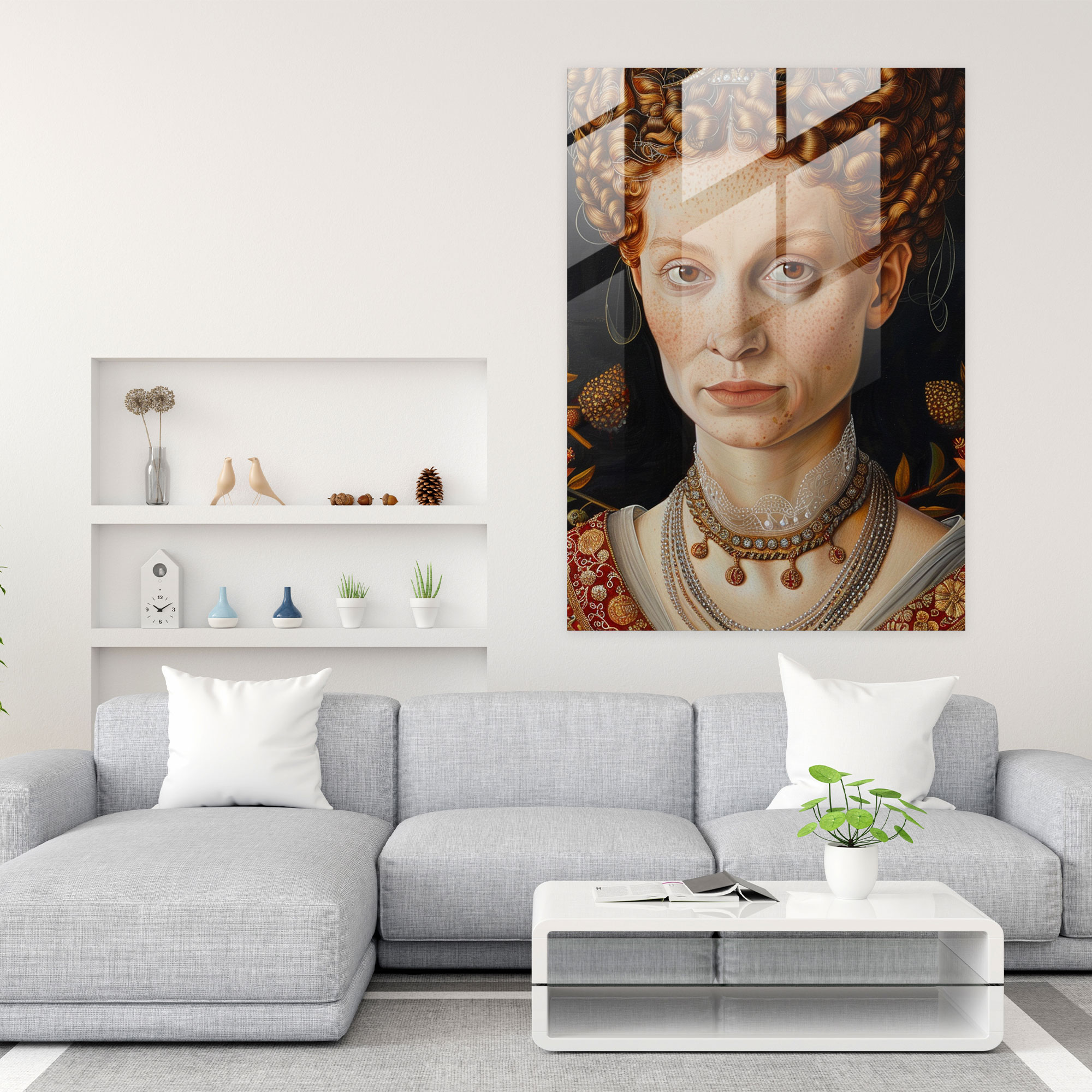 Modern Sanat Raffaello Sanzio Cam Tablo - Raffaello Sanzio Cam Sanat Duvar Dekorasyonu