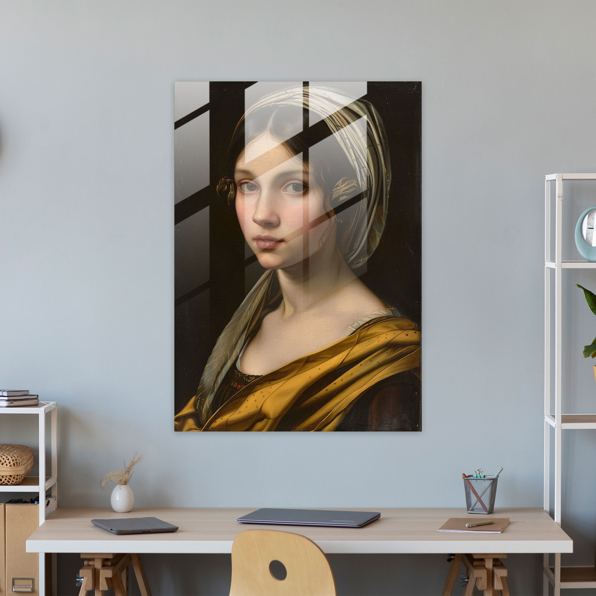 Raffaello Sanzio Cam Tablo Ev Dekorasyonu - Raffaello Sanzio Cam Duvar Sanatı Modern Sanat