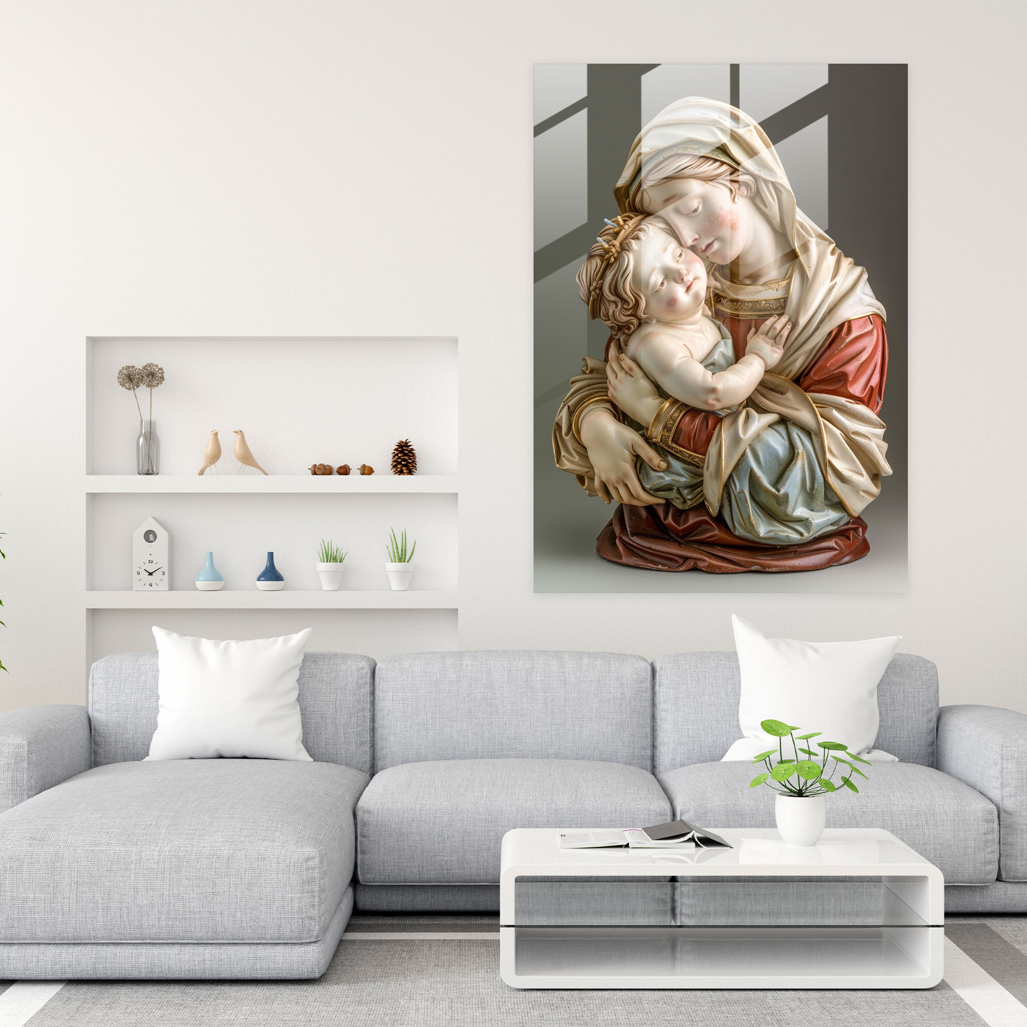 Raffaello Sanzio Cam Tablo Sanatı