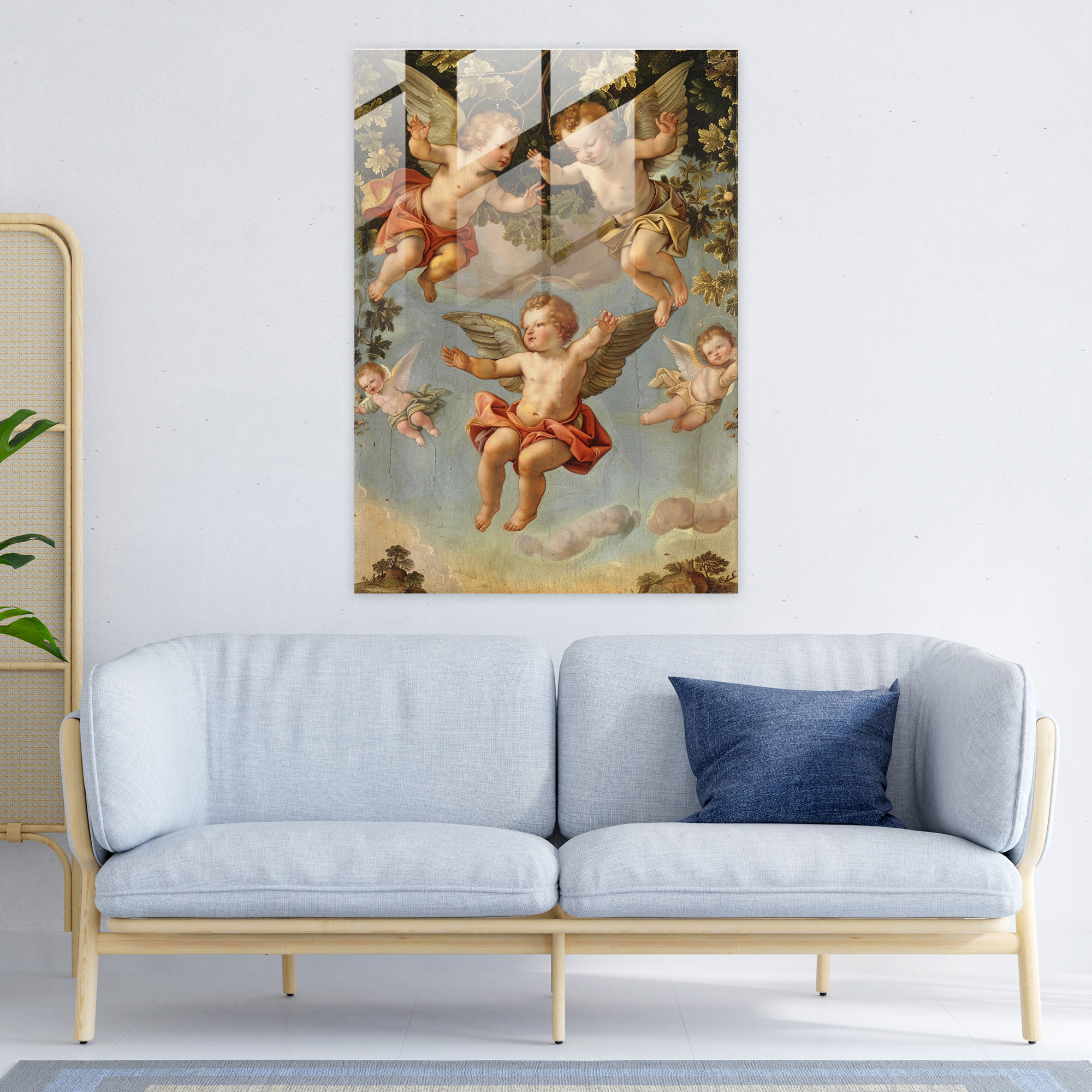 Raffaello Sanzio Cam Tablo - Ev Dekorasyonu Modern Sanat