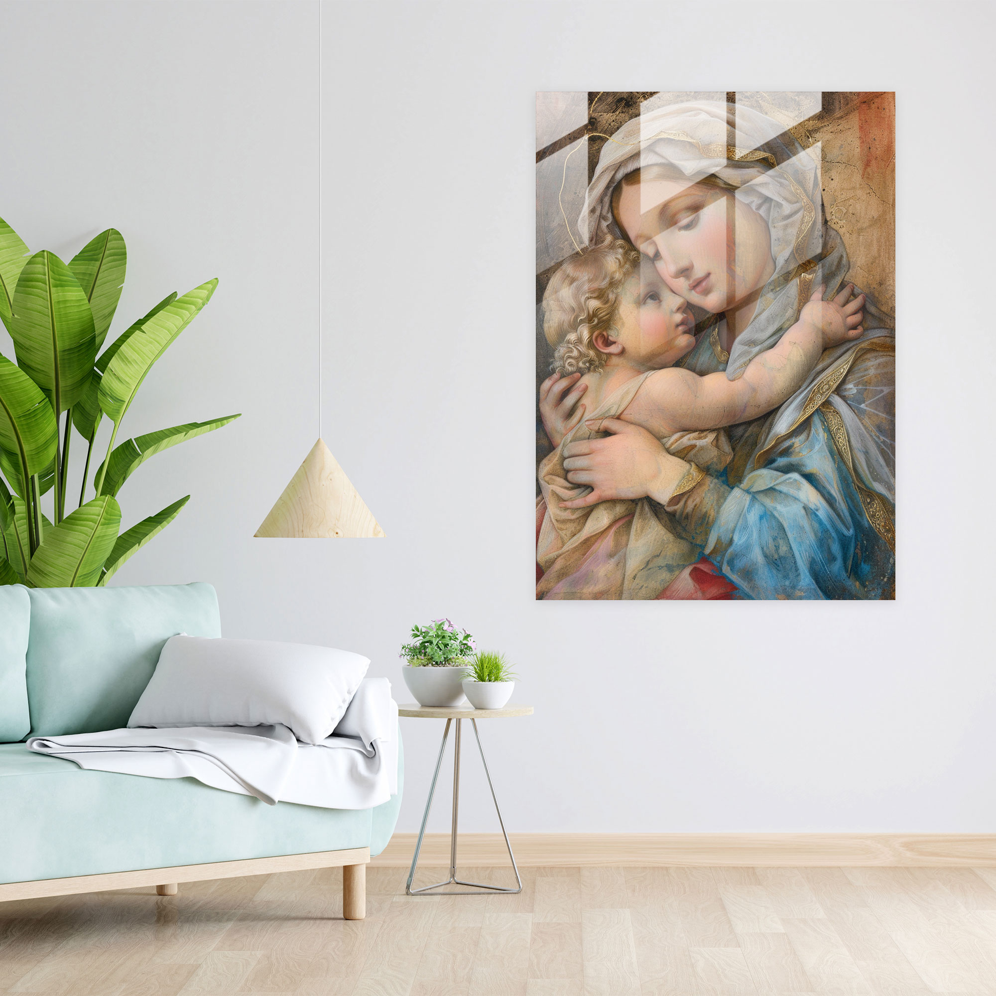 Raffaello Sanzio Ev Dekorasyonu - Modern Sanat Pastel Tonlar Zamansız Kanvas Tablo