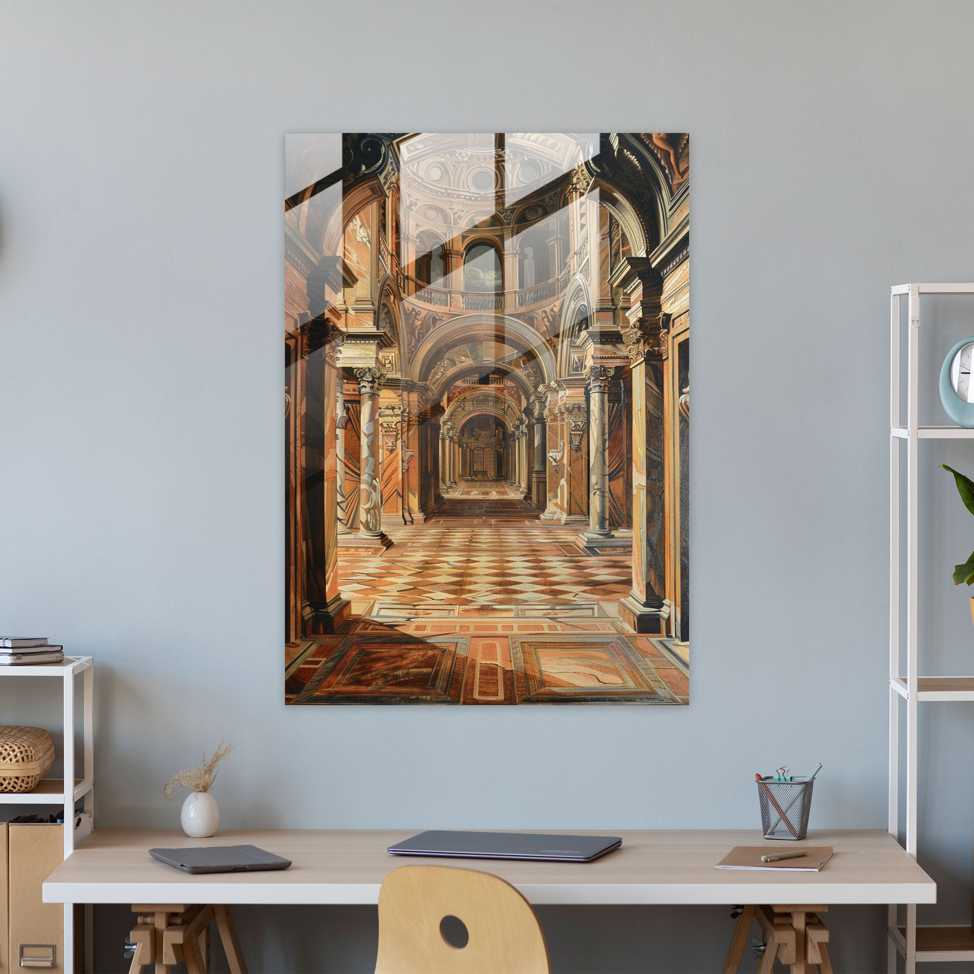 Raffaello Sanzio Modern Sanat - Cam Tablo Duvar Dekorasyonu