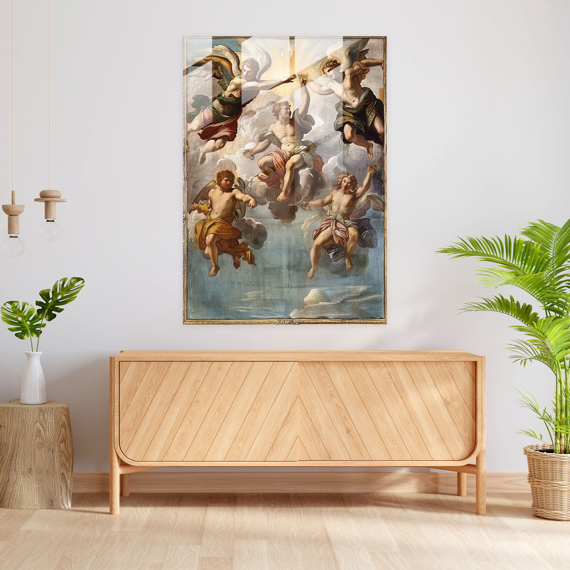 Raffaello Sanzio Home Decoration - Raffaello Sanzio, Glass Print, Glass Wall Art, Home Decoration