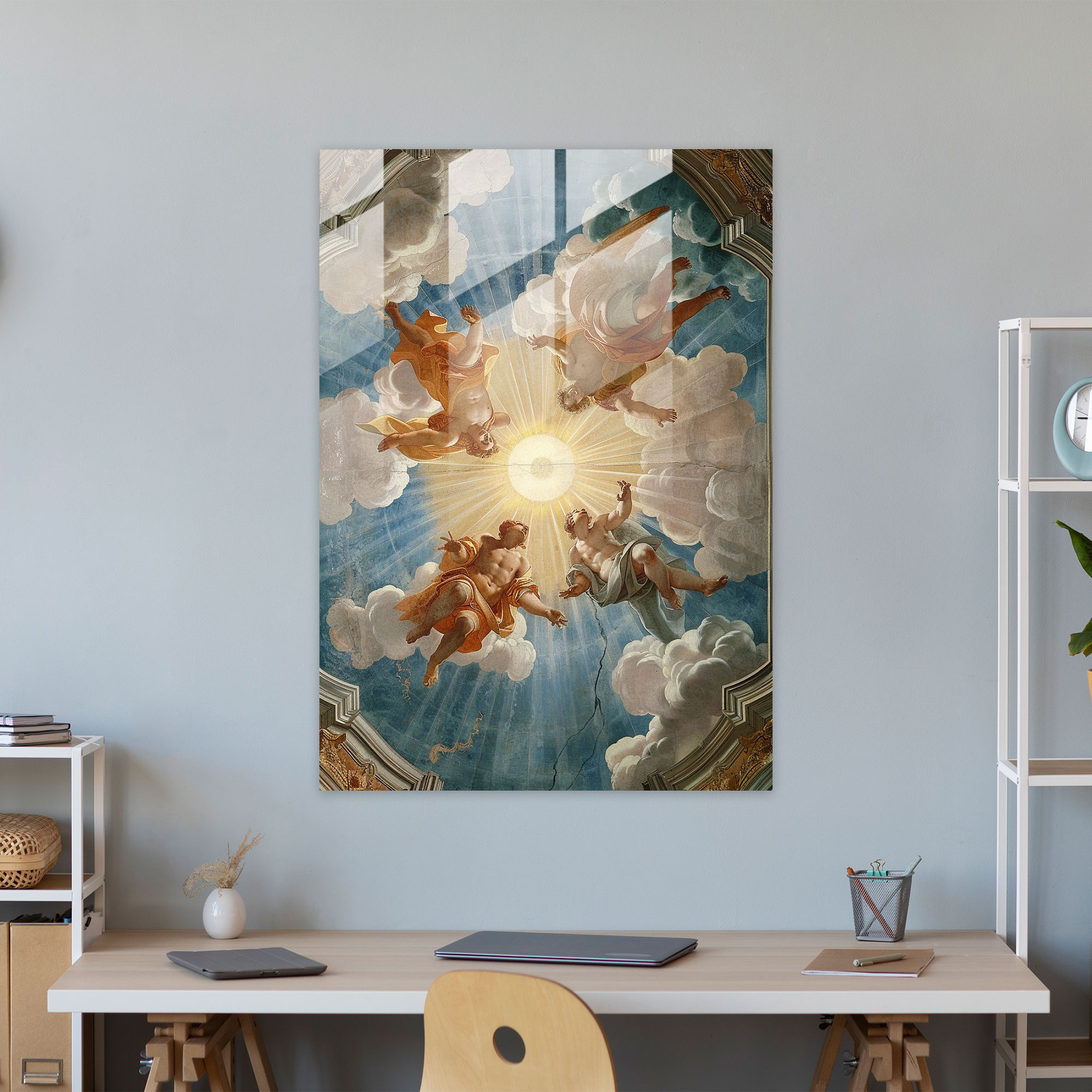 Raffaello Sanzio Modern Sanat - Cam Tablo Duvar Dekorasyonu için Ev Dekorasyonu