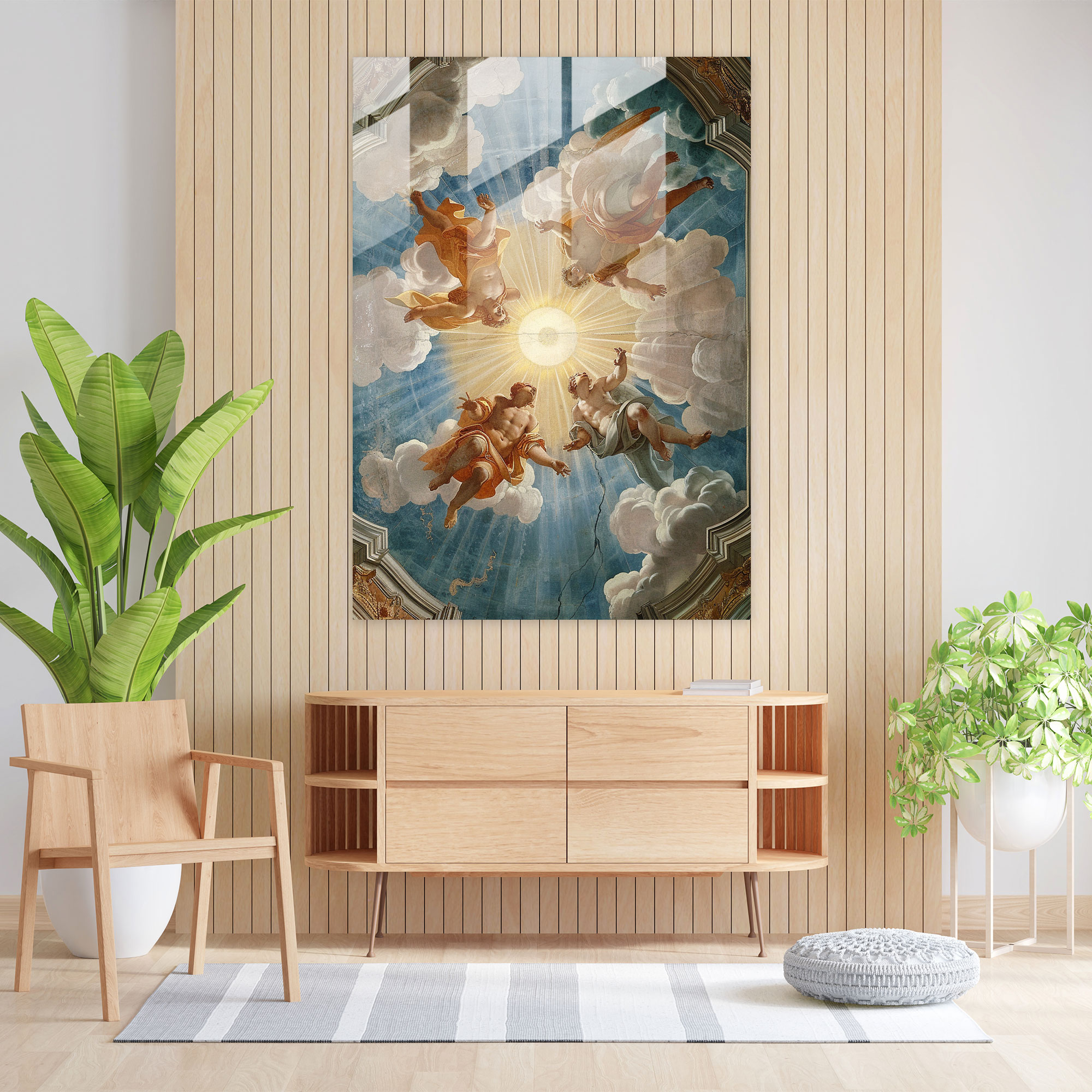 Raffaello Sanzio Modern Sanat - Cam Tablo Duvar Dekorasyonu için Ev Dekorasyonu