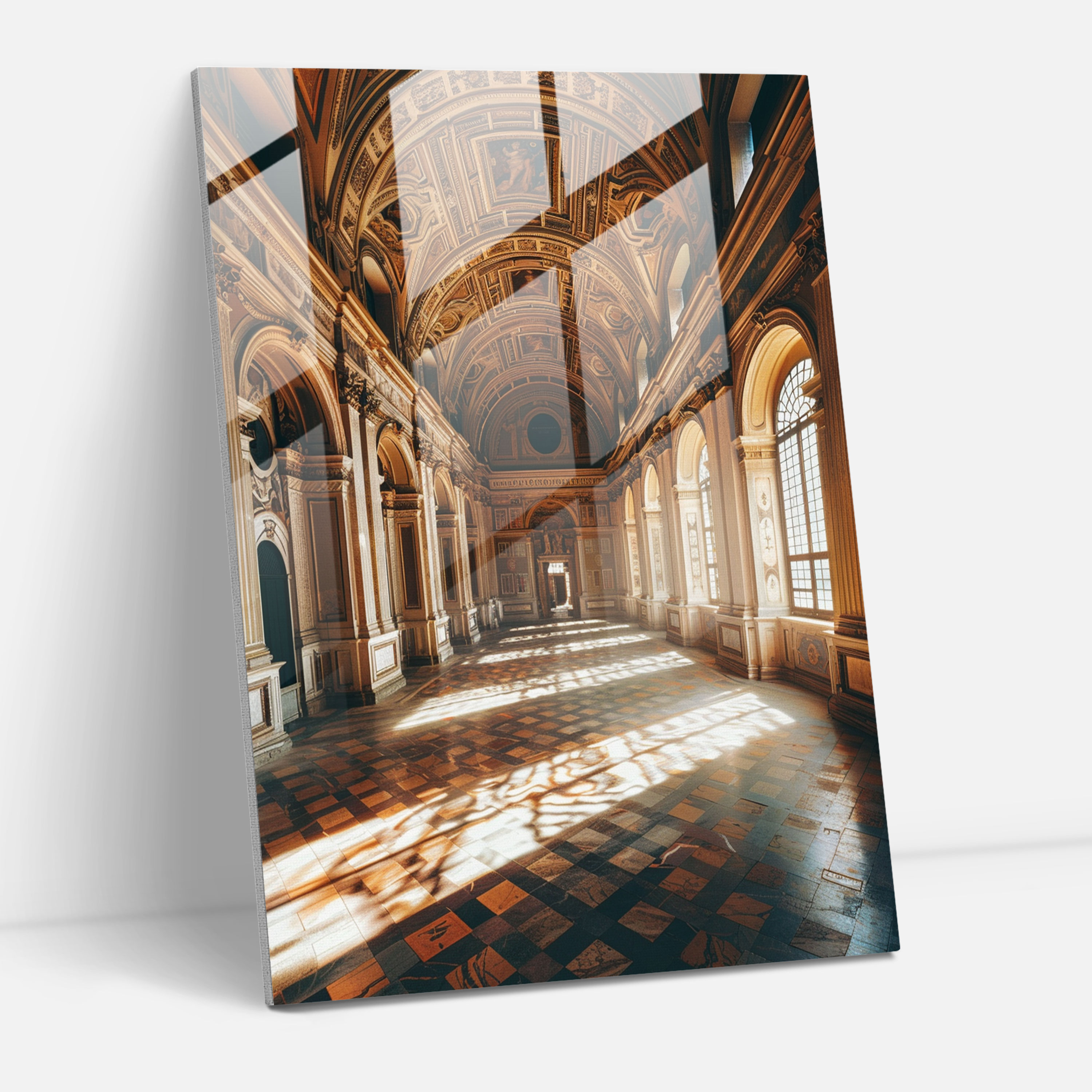 Raffaello Sanzio Duvar Dekorasyonu - Cam Tablo
