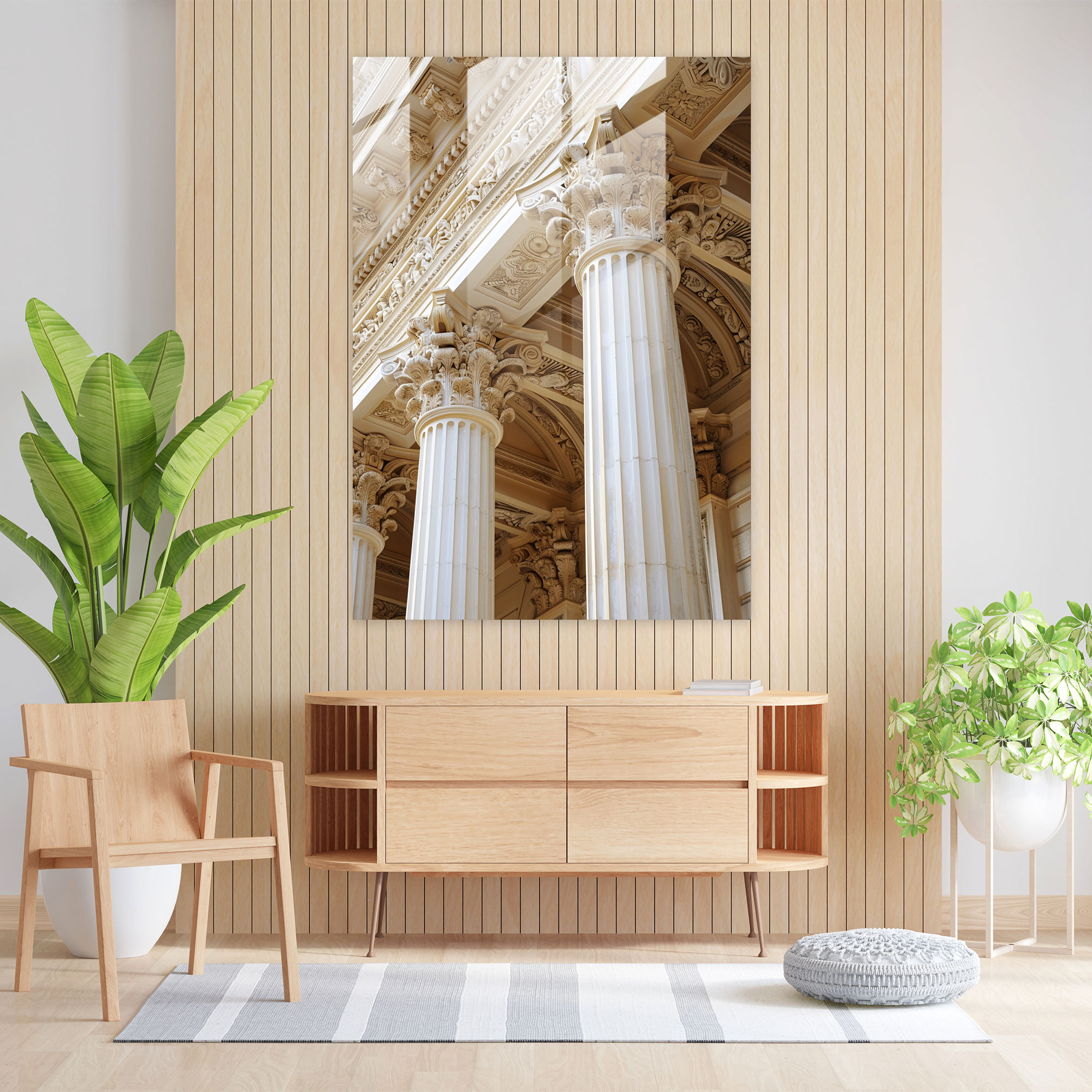 Raffaello Sanzio Modern Sanat - Duvar Dekorasyonu Ev Dekorasyonu Cam Tablo