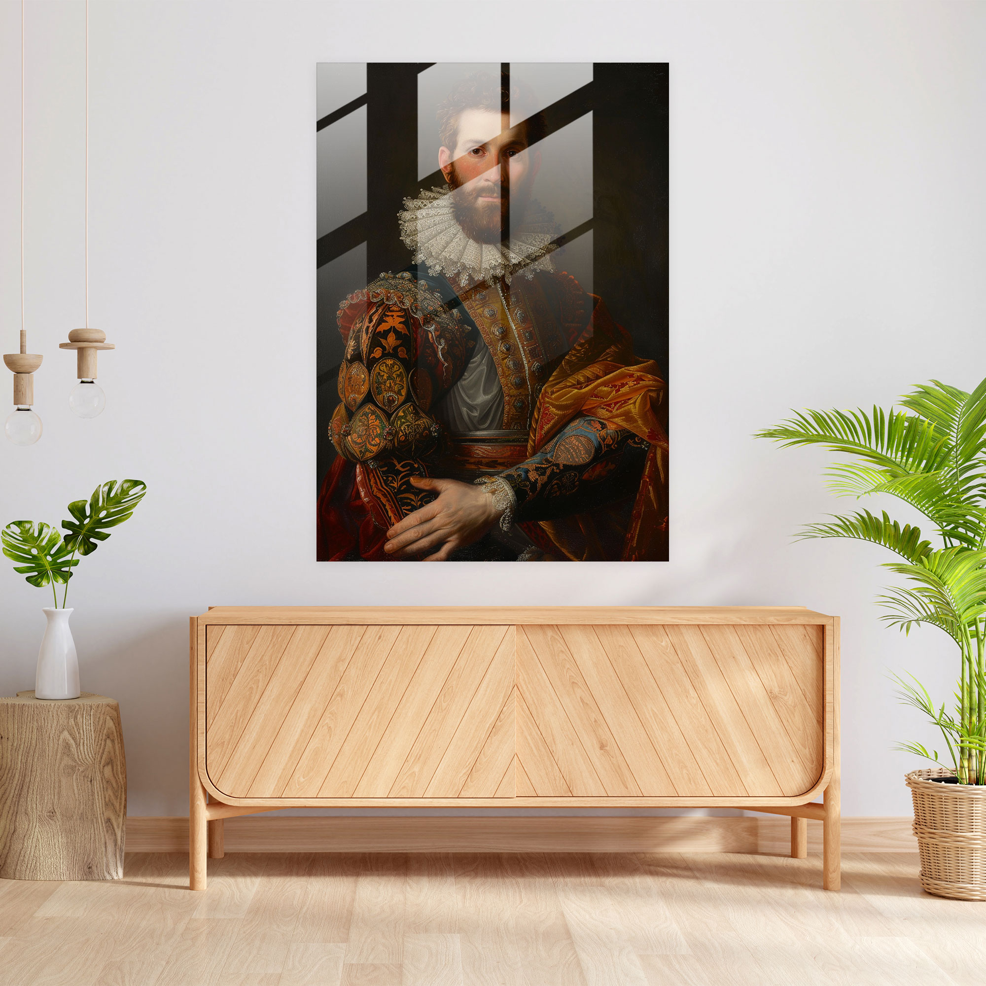 Raffaello Sanzio Cam Tablo - Duvar Dekorasyonu Modern Sanat