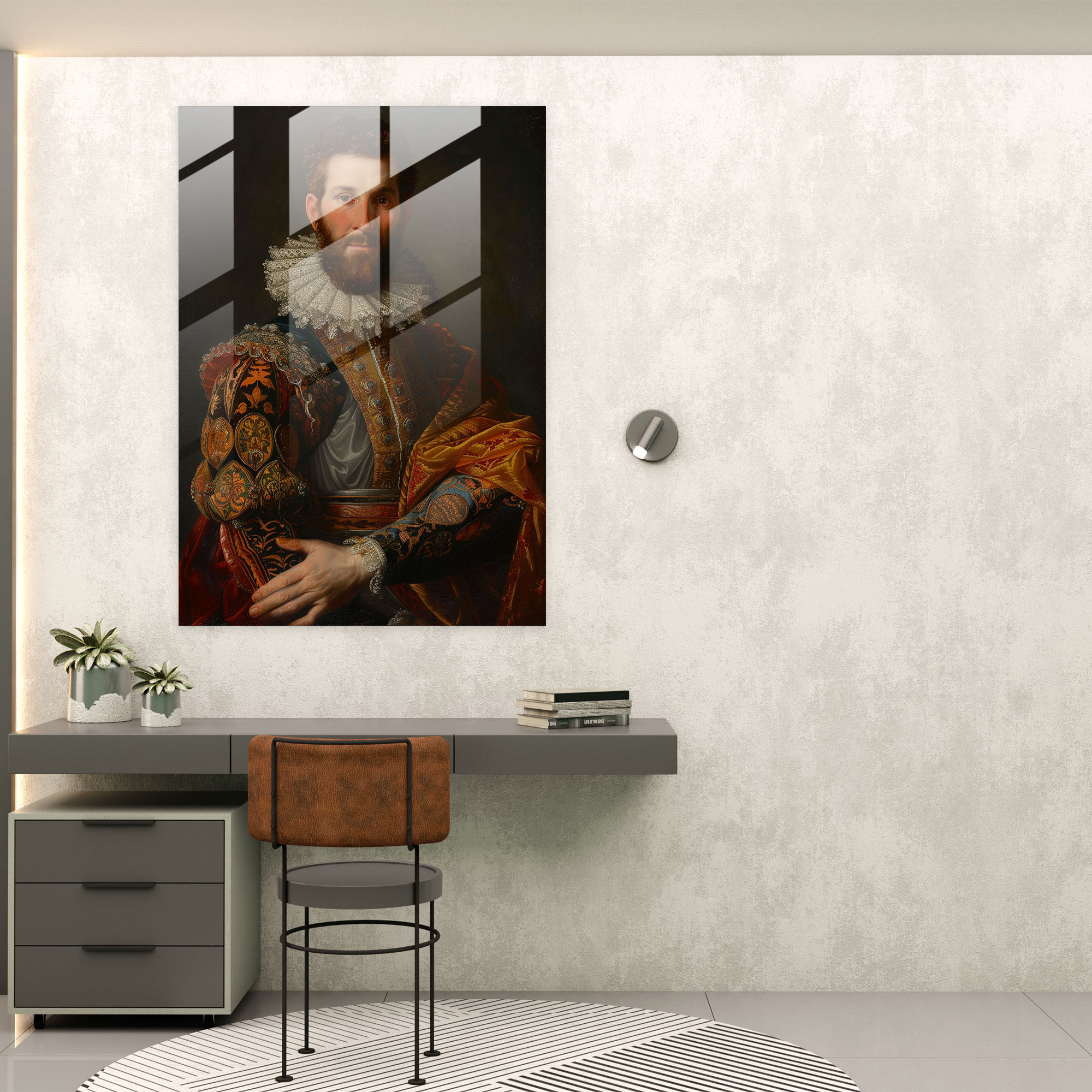 Raffaello Sanzio Cam Tablo - Duvar Dekorasyonu Modern Sanat