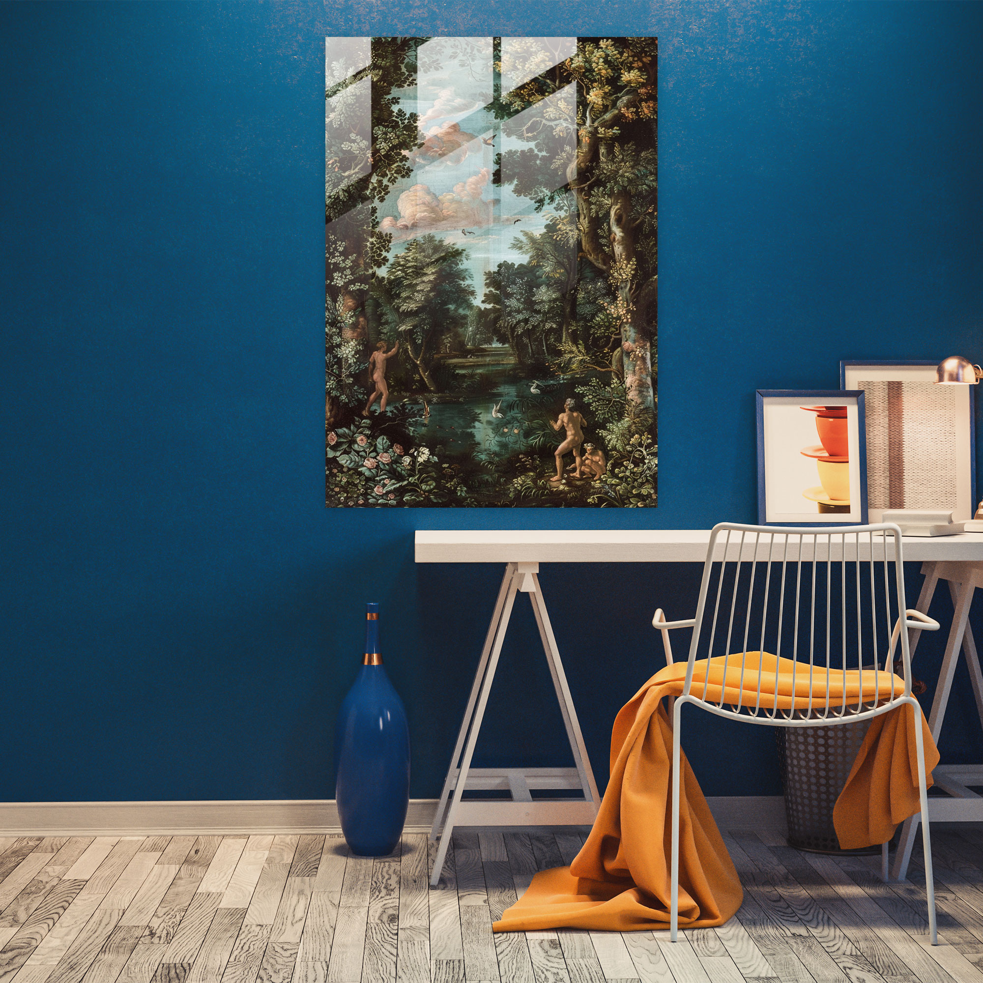 Raffaello Sanzio Duvar Dekoru - Cam Tablo Modern Sanat