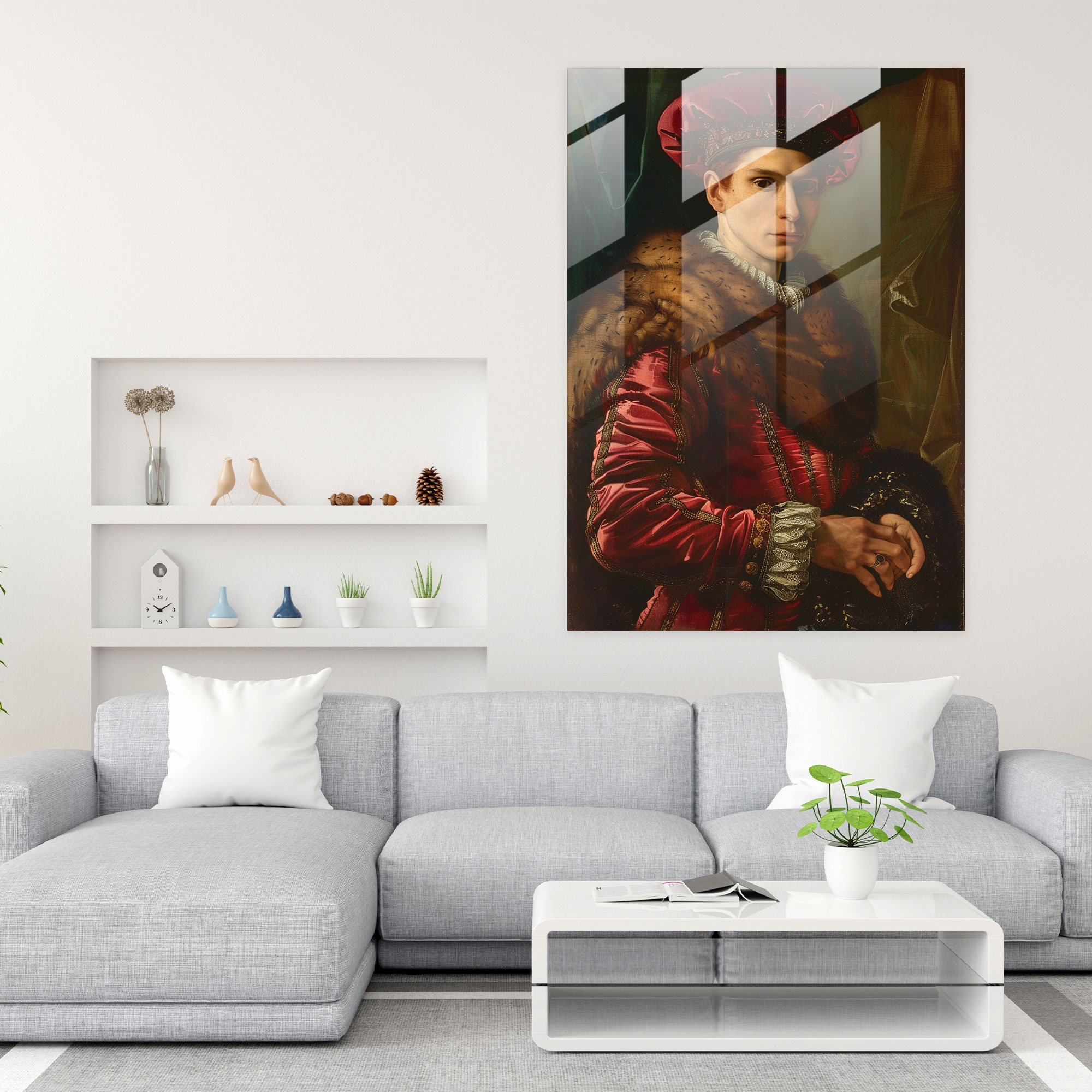 Raffaello Sanzio Modern Sanat Kanvas Tablo - Soylu İnsanlar