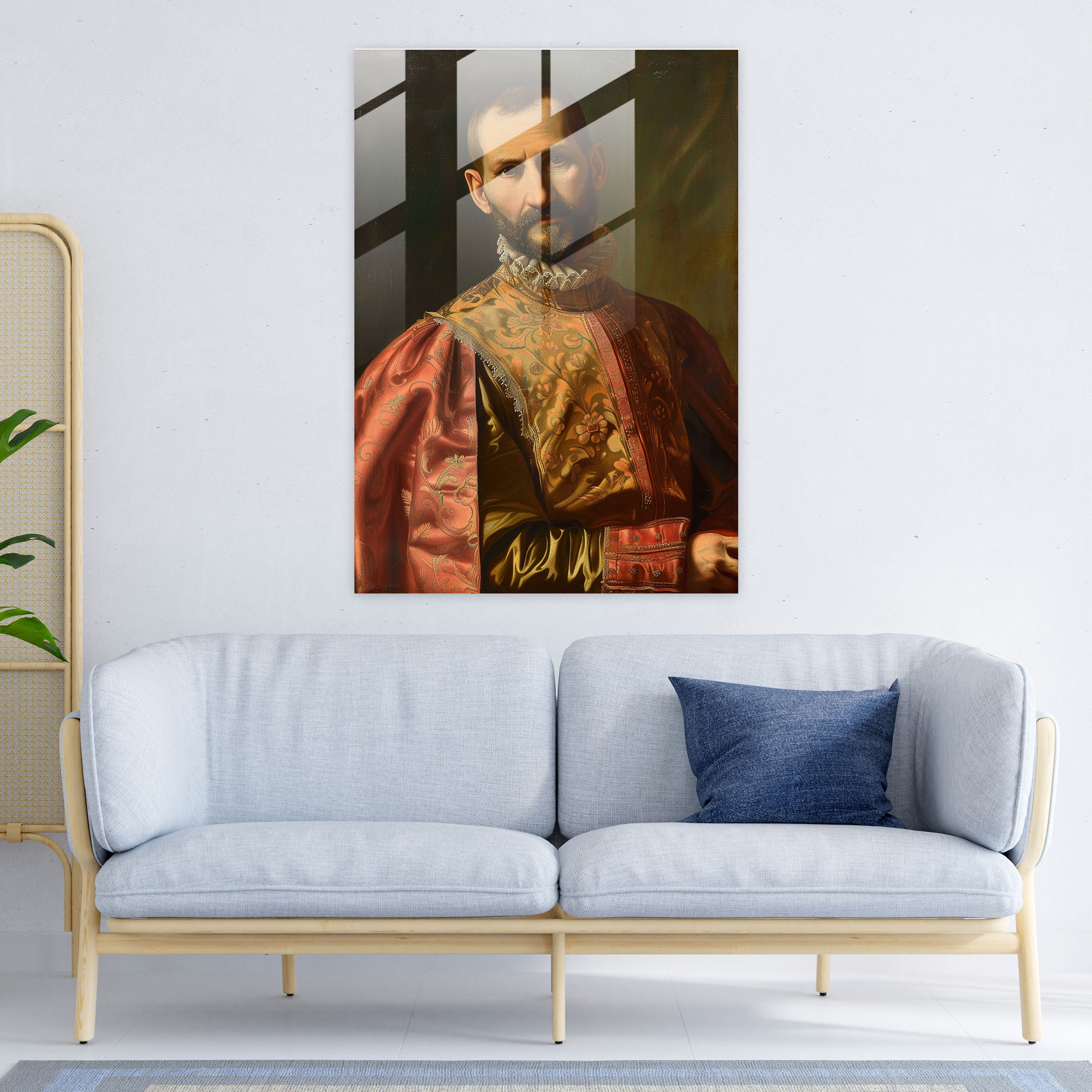 Raffaello Sanzio Cam Tablo - Raffaello Sanzio Cam Duvar Sanatı Duvar Dekorasyonu Modern Sanat