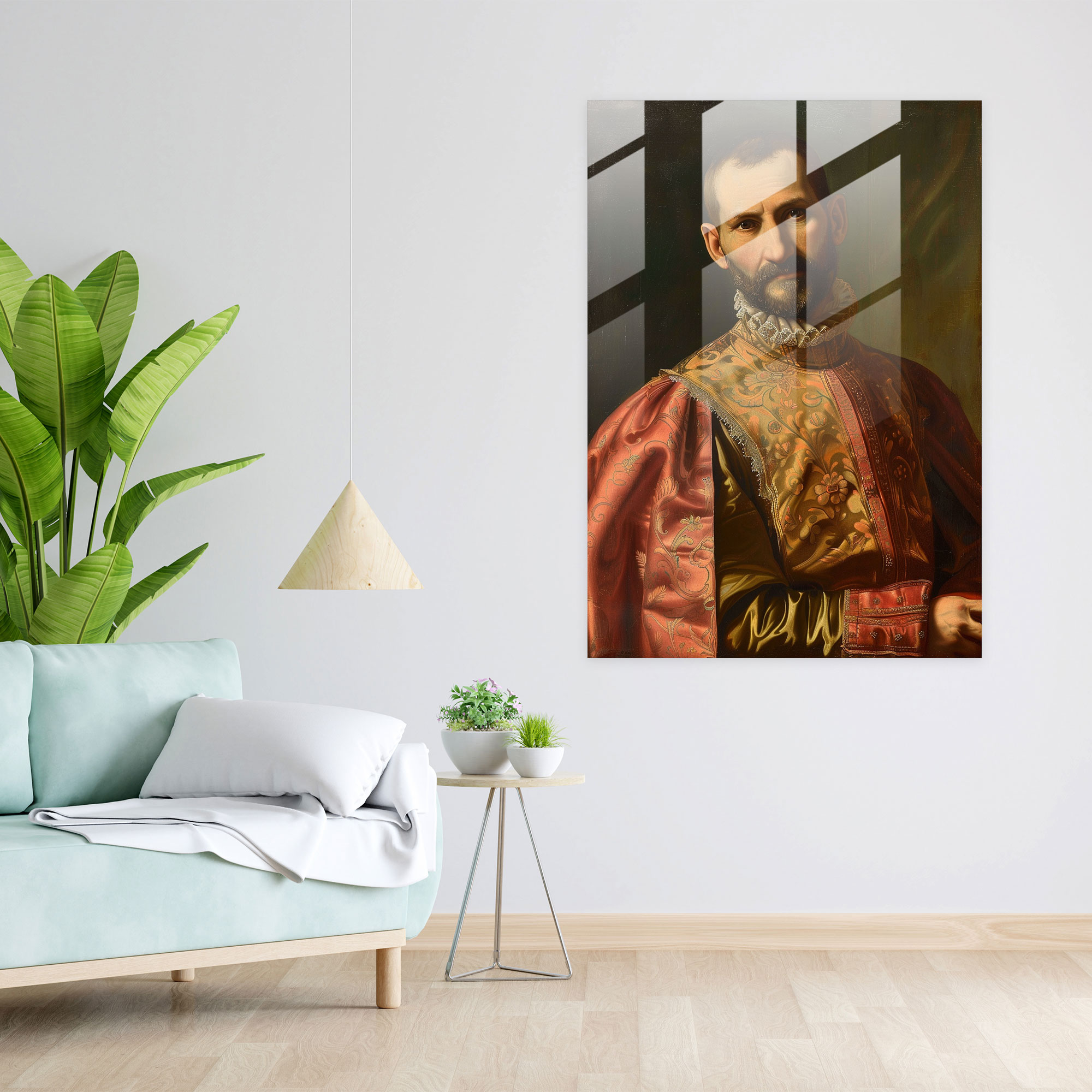 Raffaello Sanzio Cam Tablo - Raffaello Sanzio Cam Duvar Sanatı Duvar Dekorasyonu Modern Sanat