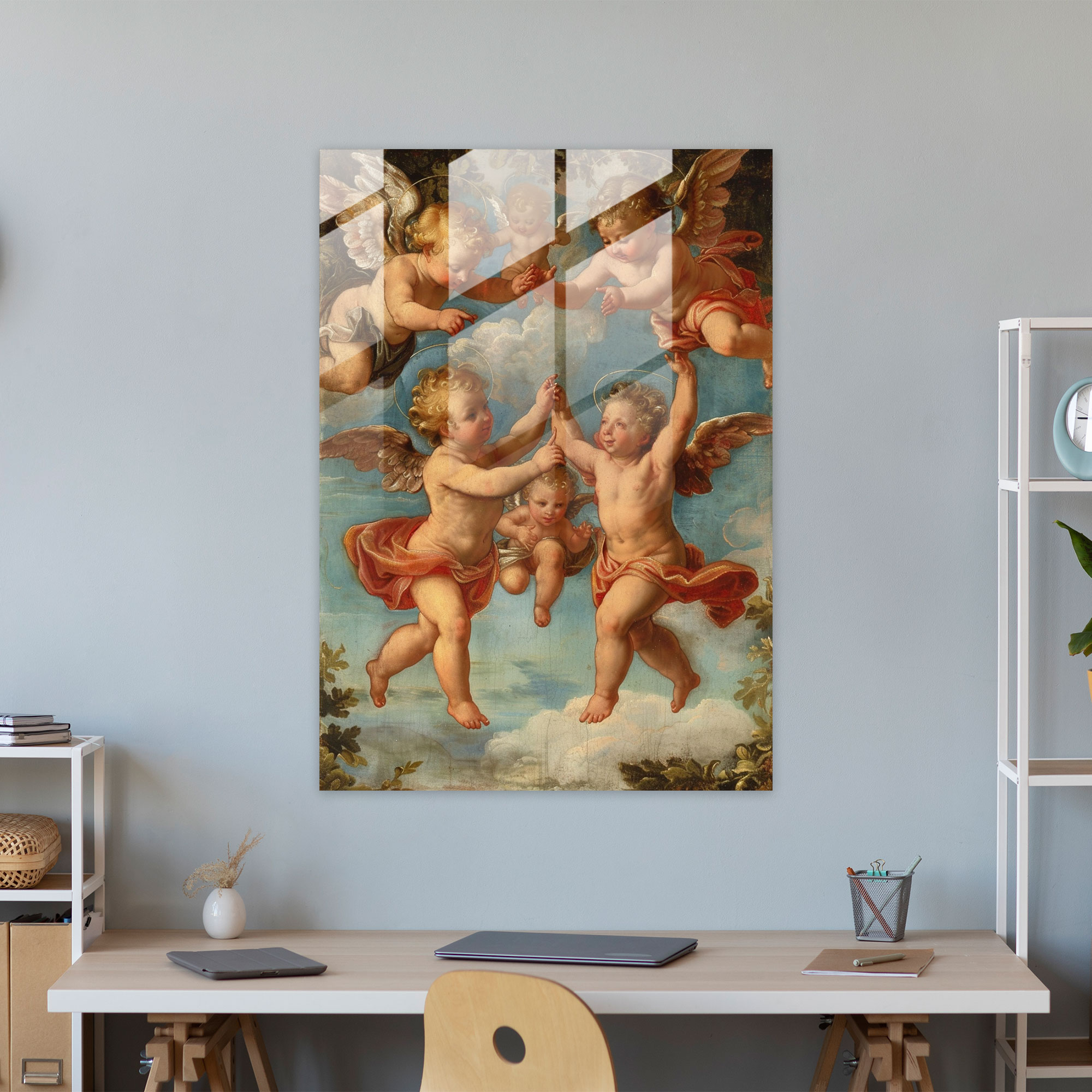Raffaello Sanzio Cam Tablo Sanatı - Raffaello Sanzio Cam Sanatı Ev Dekorasyonu Modern Sanat