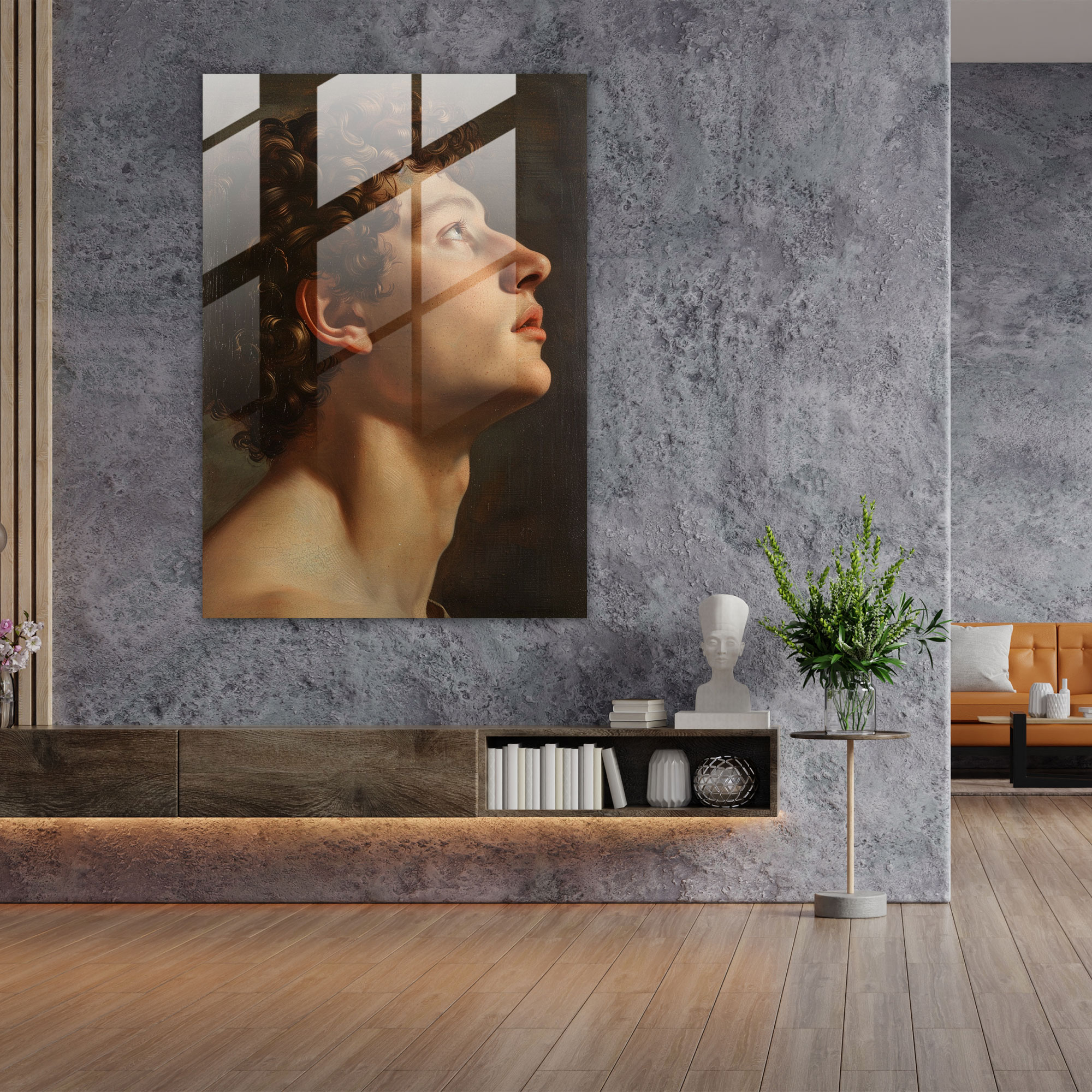 Raffaello Sanzio Glass Print Home Decoration - Raffaello Sanzio, Wall Decoration, Glass Print, Classical Art