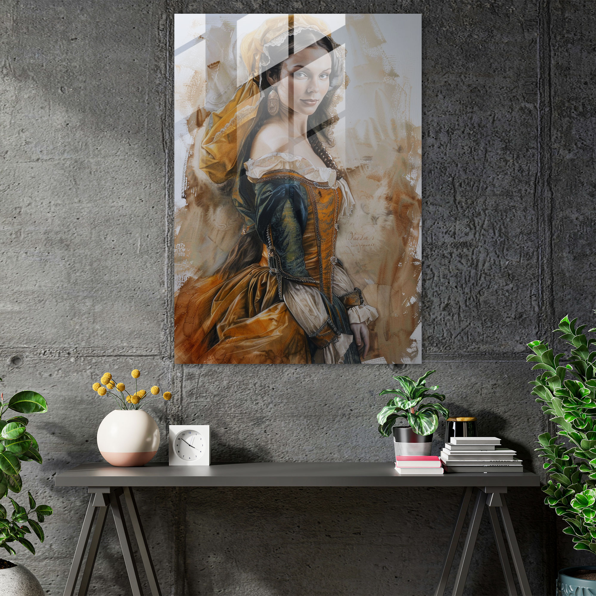 Raffaello Sanzio Cam Tablo Modern Sanat - Duvar Dekorasyonu