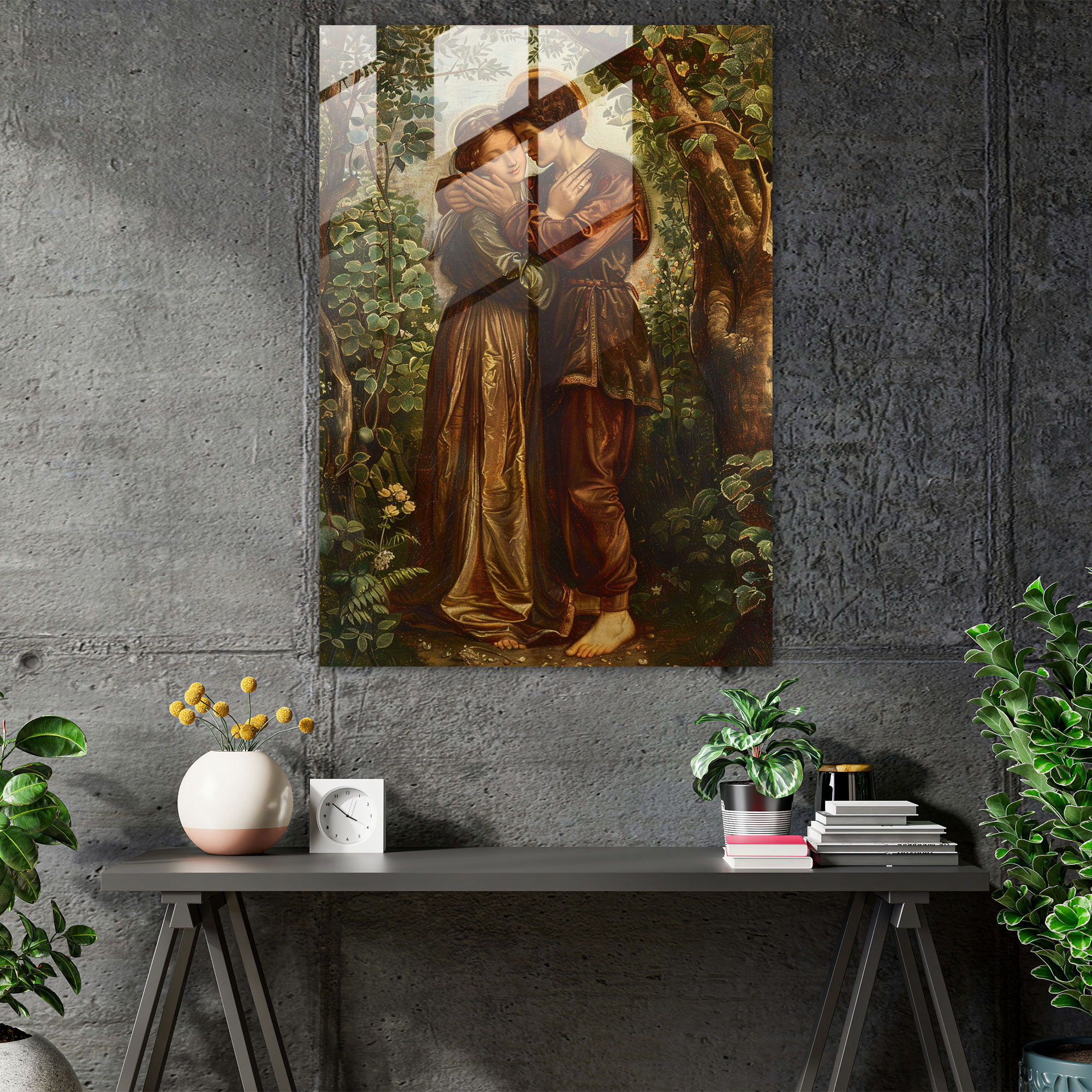 Raffaello Sanzio Cam Sanatı Ev Dekorasyonu - Modern Sanat