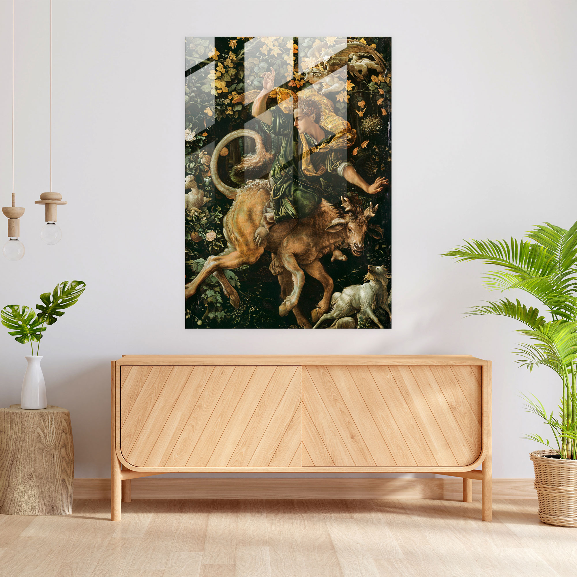 Raffaello Sanzio Cam Duvar Sanatı Modern Sanat - Raffaello Sanzio Cam Sanatı Cam Tablo