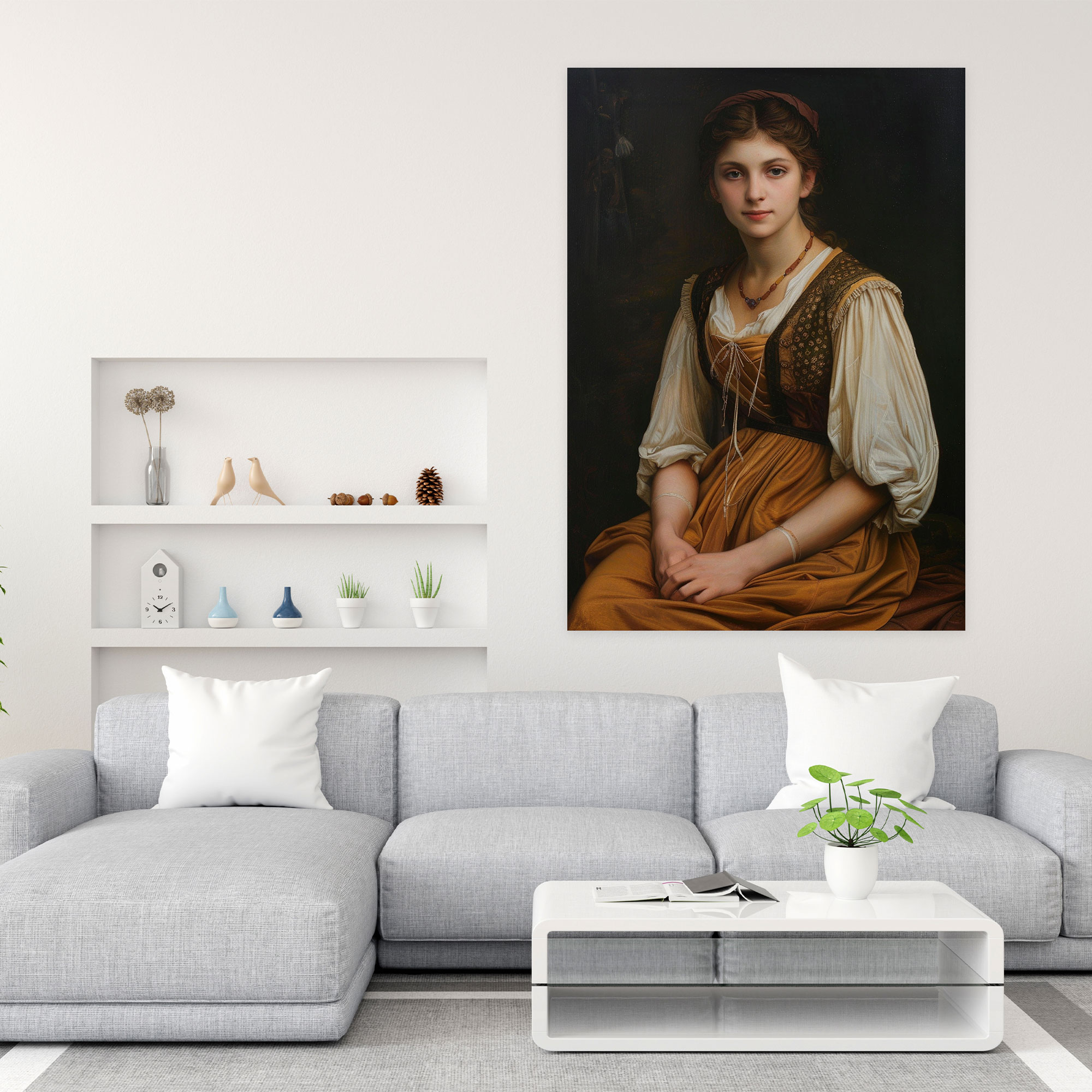 Raffaello Sanzio Style Canvas Print - Raffaello Sanzio, Wall Decoration, Canvas, Raffaello Sanzio Style