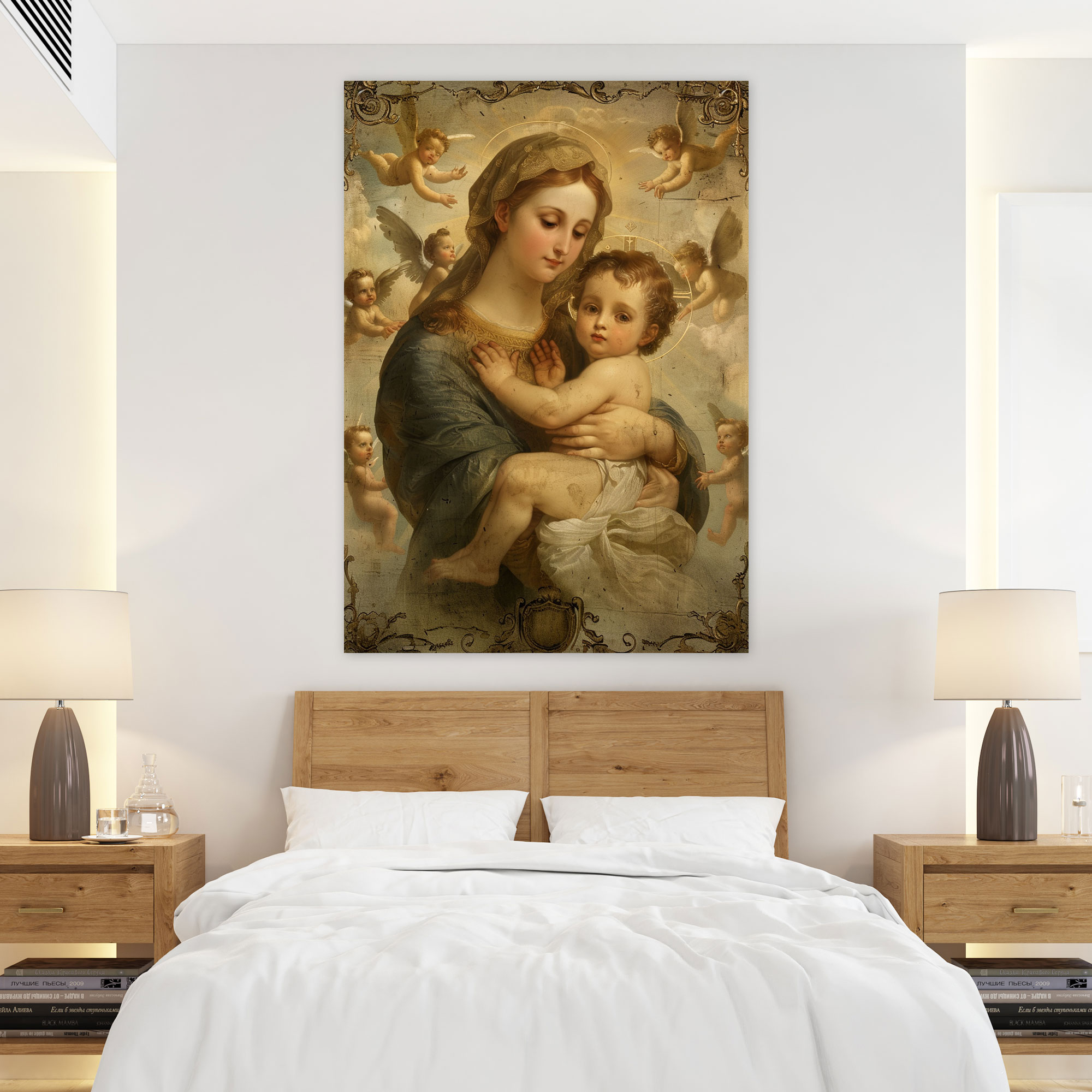 Raffaello Sanzio Style Canvas Print - Raffaello Sanzio, Home Decoration, Canvas, Wall Art