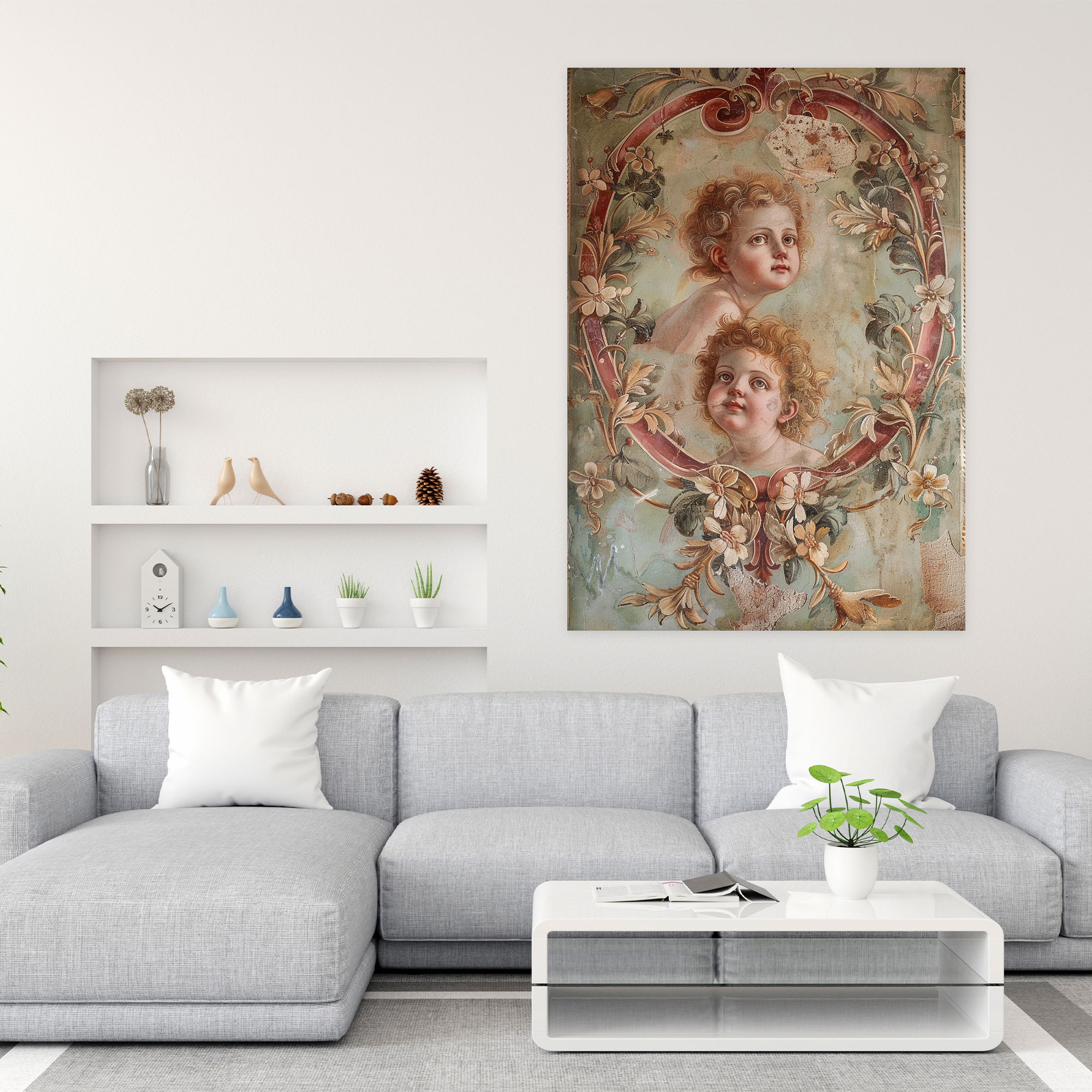Raffaello Sanzio Style Wall Art - Raffaello Sanzio, Canvas, Canvas Wall Art, Raffaello Sanzio Style