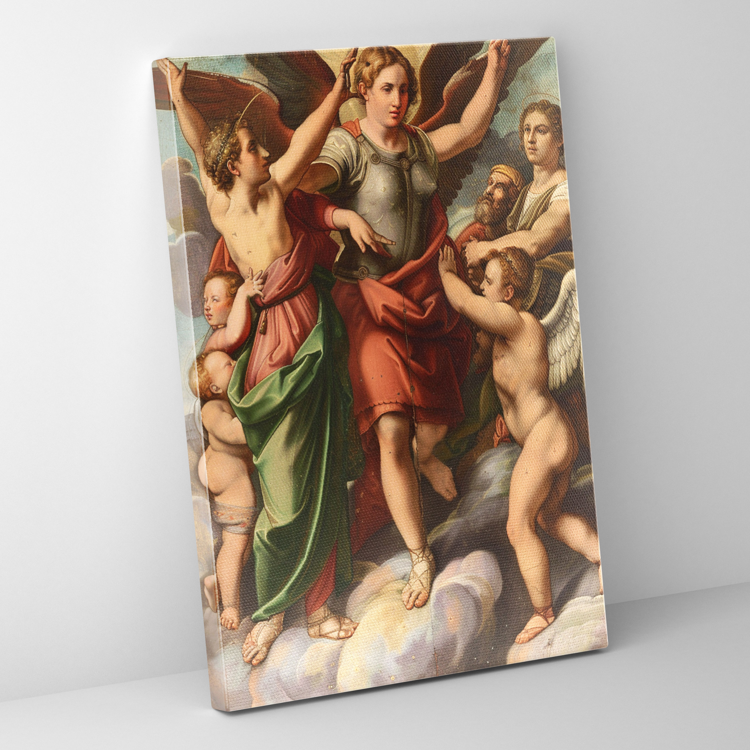 Allegorical Raffaello Sanzio Wall Art - Raffaello Sanzio, Raffaello Sanzio, Canvas Wall Art, Wall Decoration