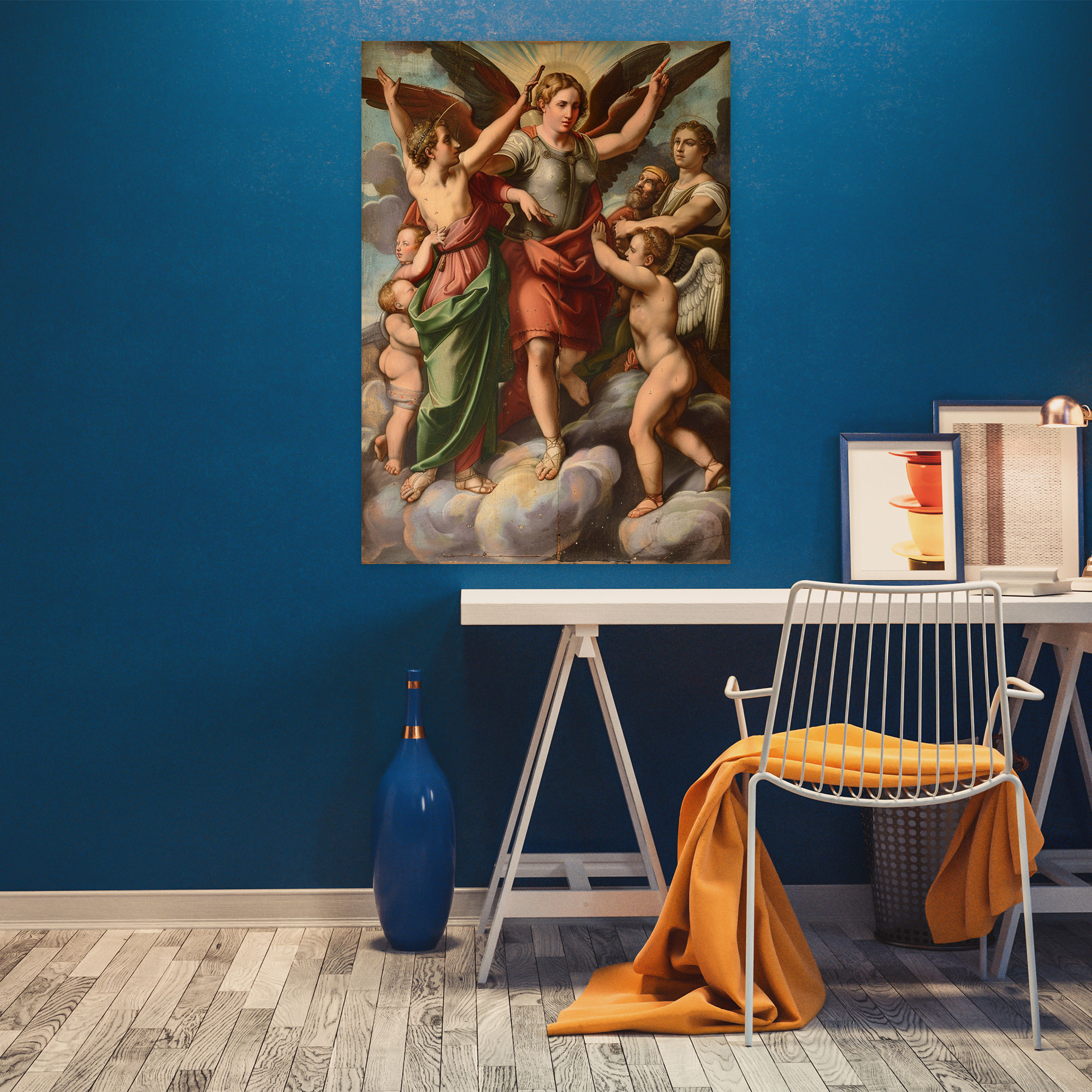 Allegorical Raffaello Sanzio Wall Art - Raffaello Sanzio, Raffaello Sanzio, Canvas Wall Art, Wall Decoration