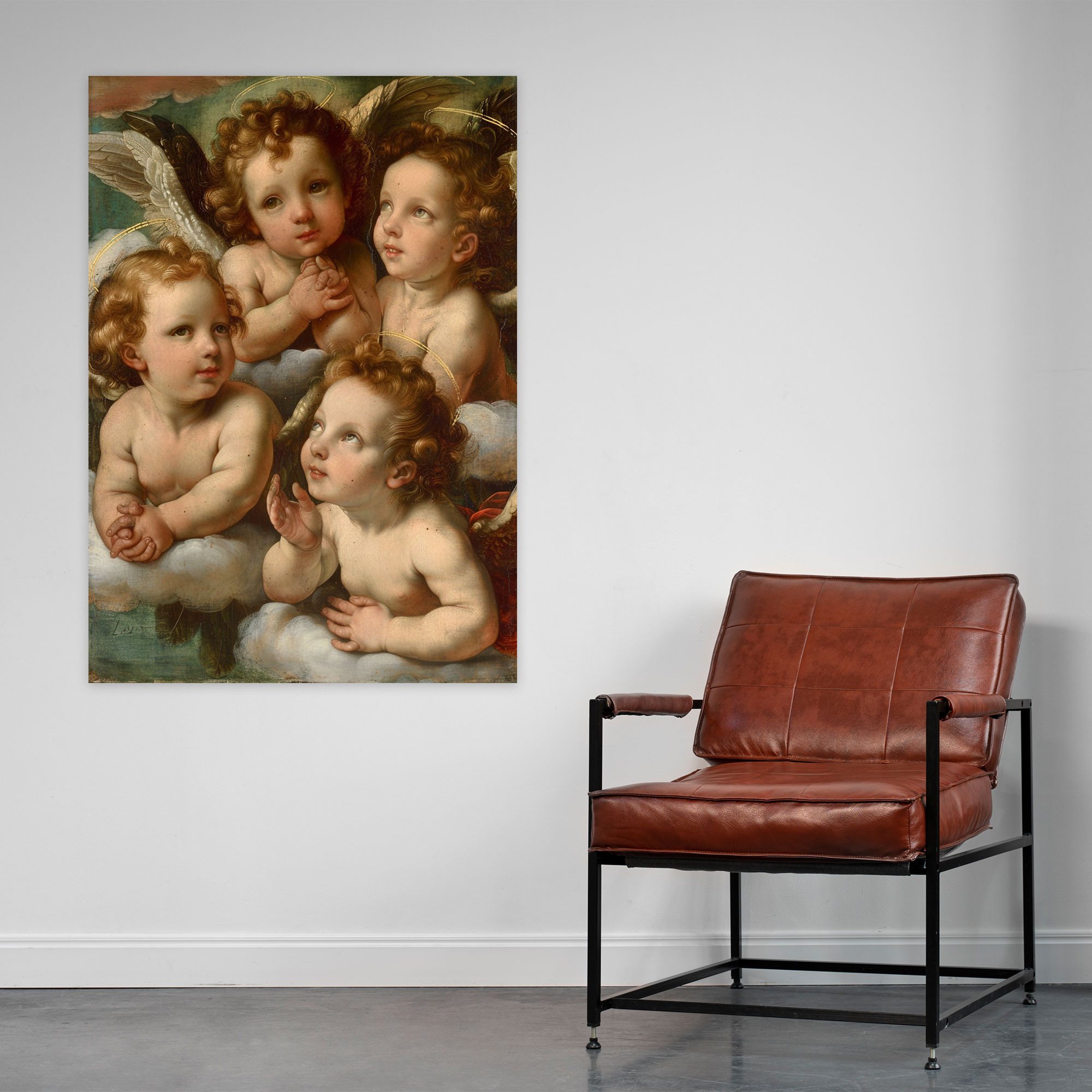 Raffaello Sanzio Angels Canvas Print - Raffaello Sanzio, Canvas, Home Decoration, Raffaello Sanzio