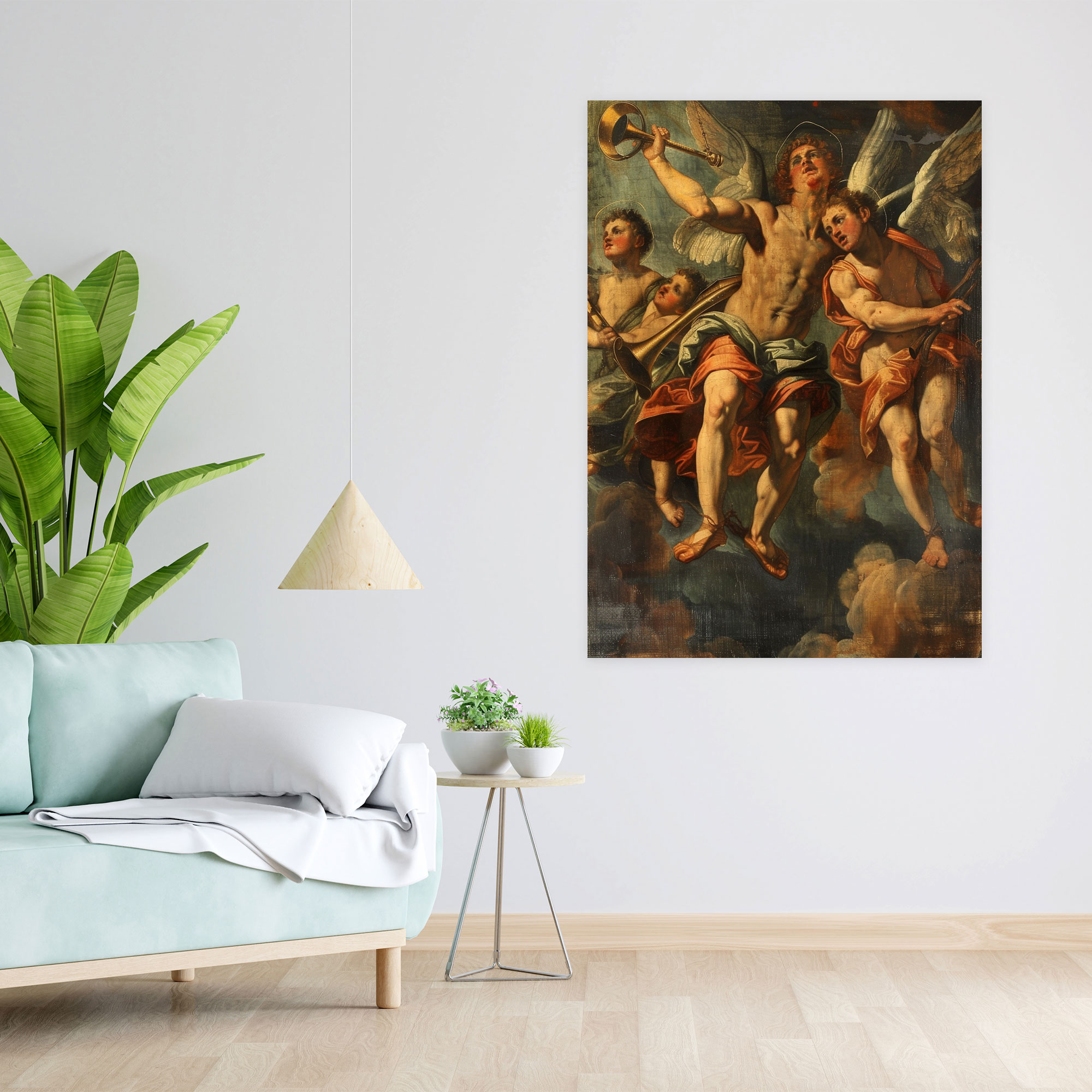 Allegorical Symbols Wall Art - Raffaello Sanzio, Canvas Wall Art, Wall Art, Wall Decoration