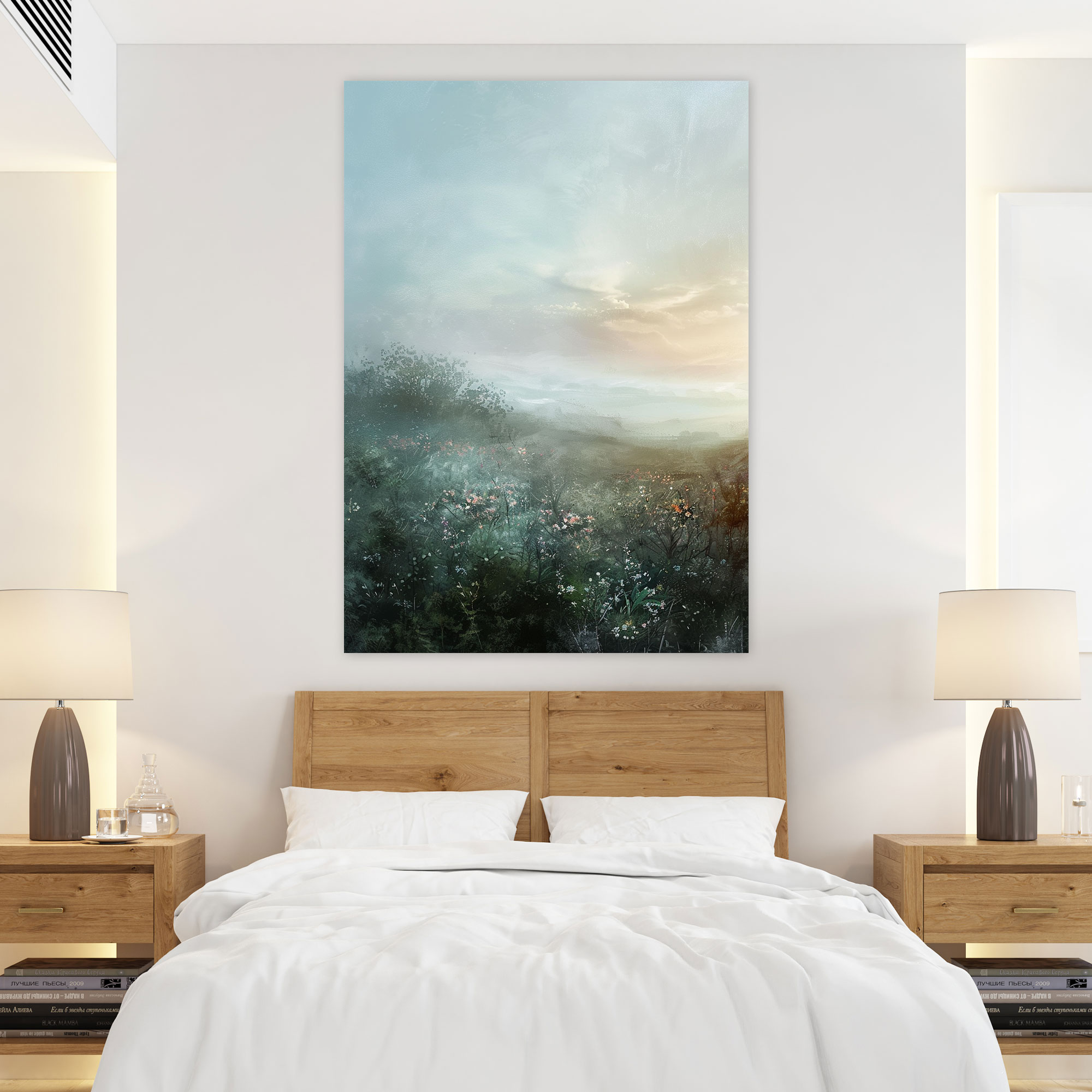 Pastel Dream Landscape Wall Decoration - Raffaello Sanzio, Wall Decoration, Canvas Wall Art, Canvas Print