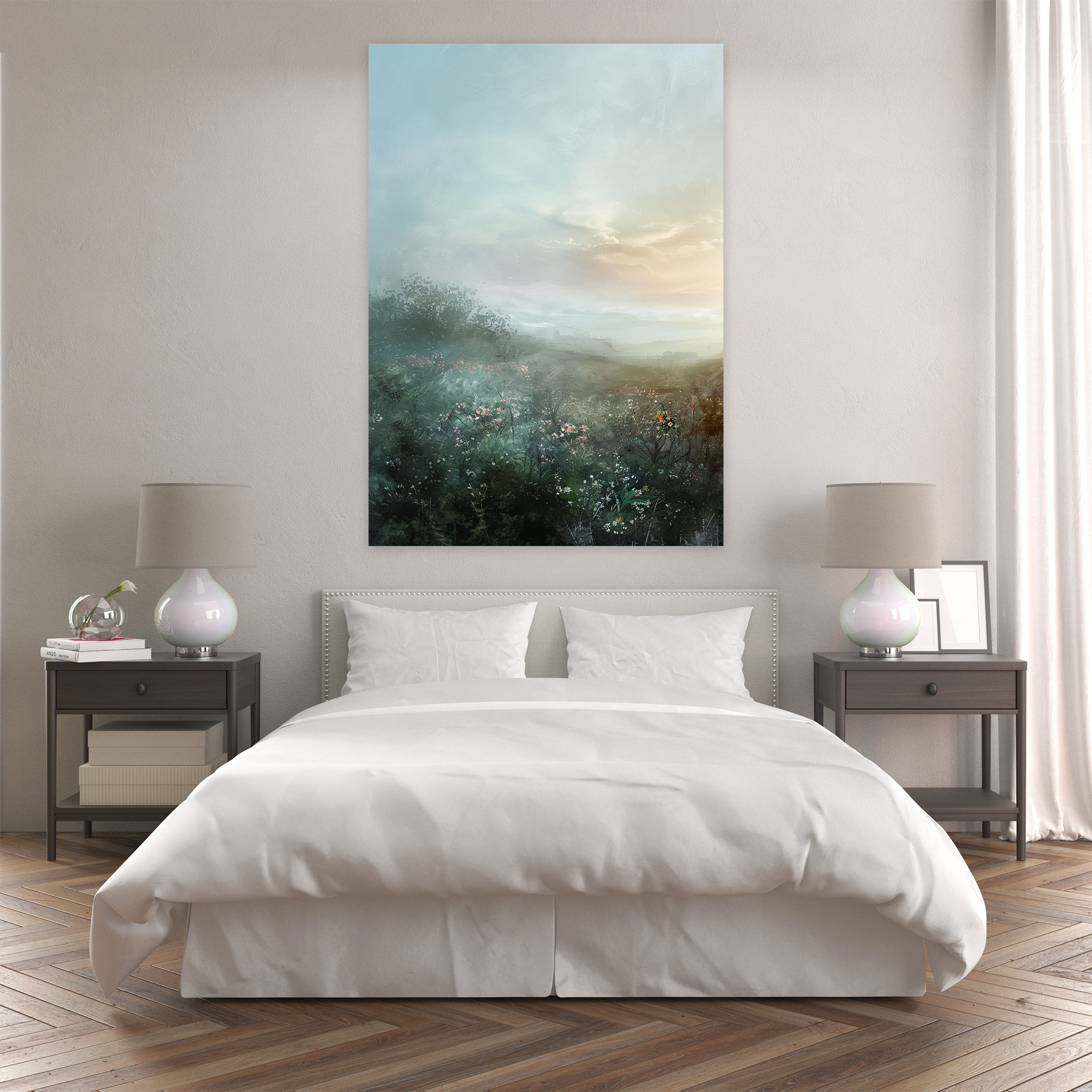 Pastel Dream Landscape Wall Decoration - Raffaello Sanzio, Wall Decoration, Canvas Wall Art, Canvas Print