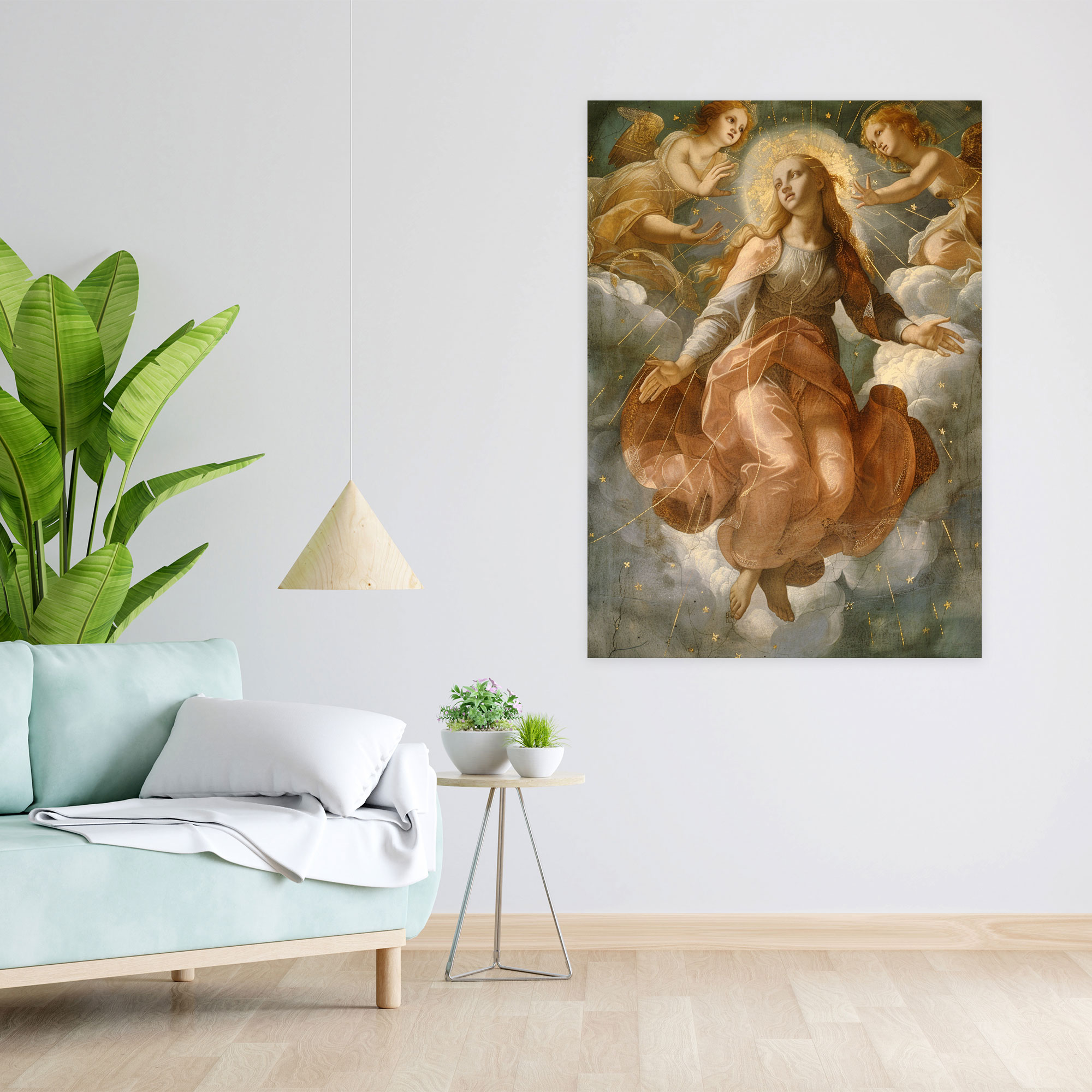 Celestial Realm Wall Art - Raffaello Sanzio, Wall Art, Canvas Wall Art, Home Decoration