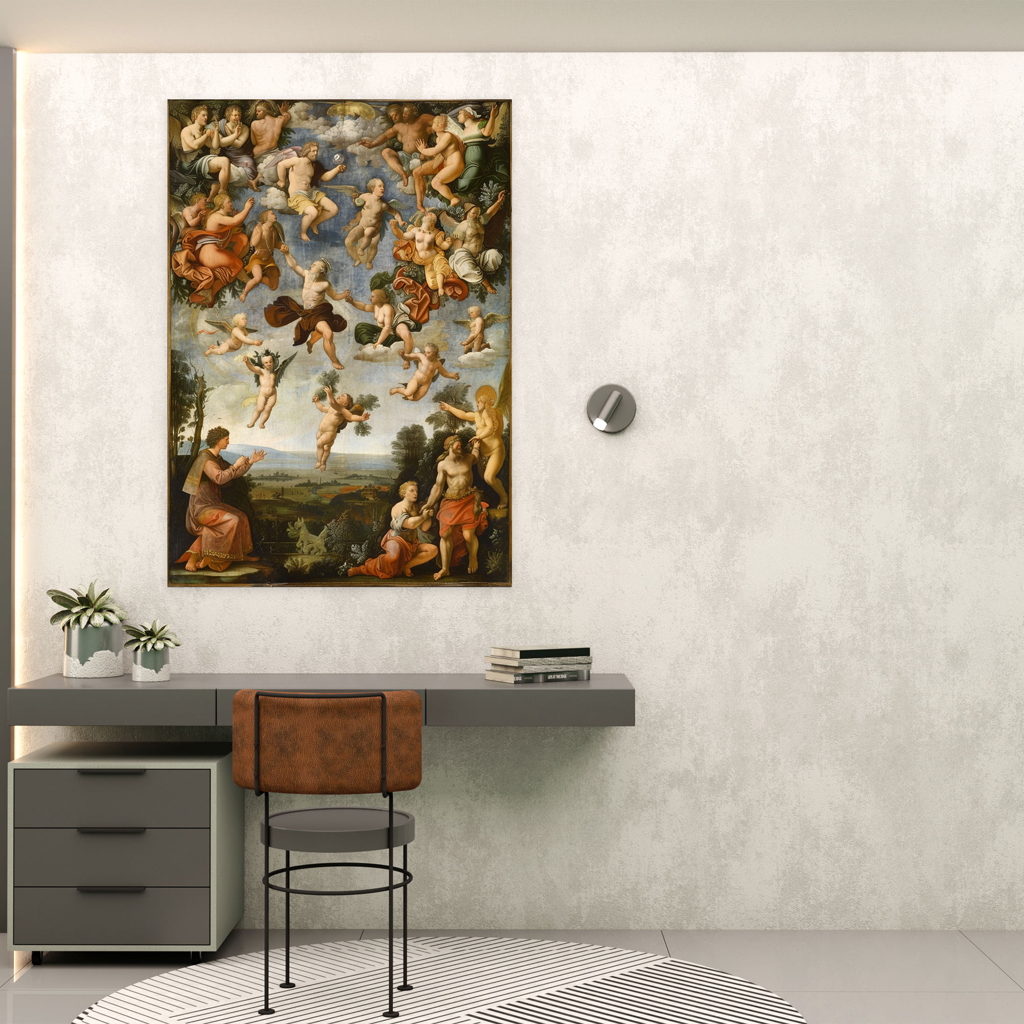 Raffaello Sanzio Wall Art Gods - Raffaello Sanzio, Canvas Wall Art, Home Decoration, Wall Art