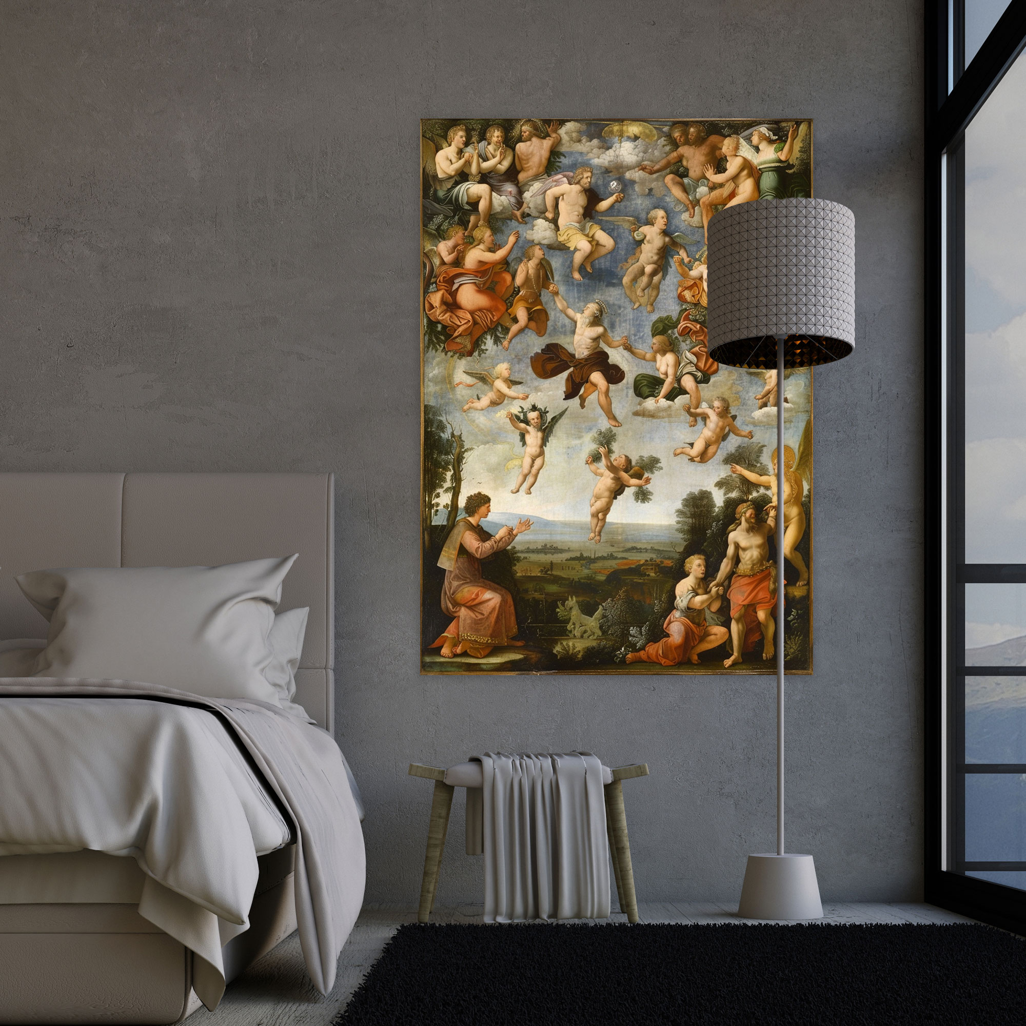 Raffaello Sanzio Wall Art Gods - Raffaello Sanzio, Canvas Wall Art, Home Decoration, Wall Art