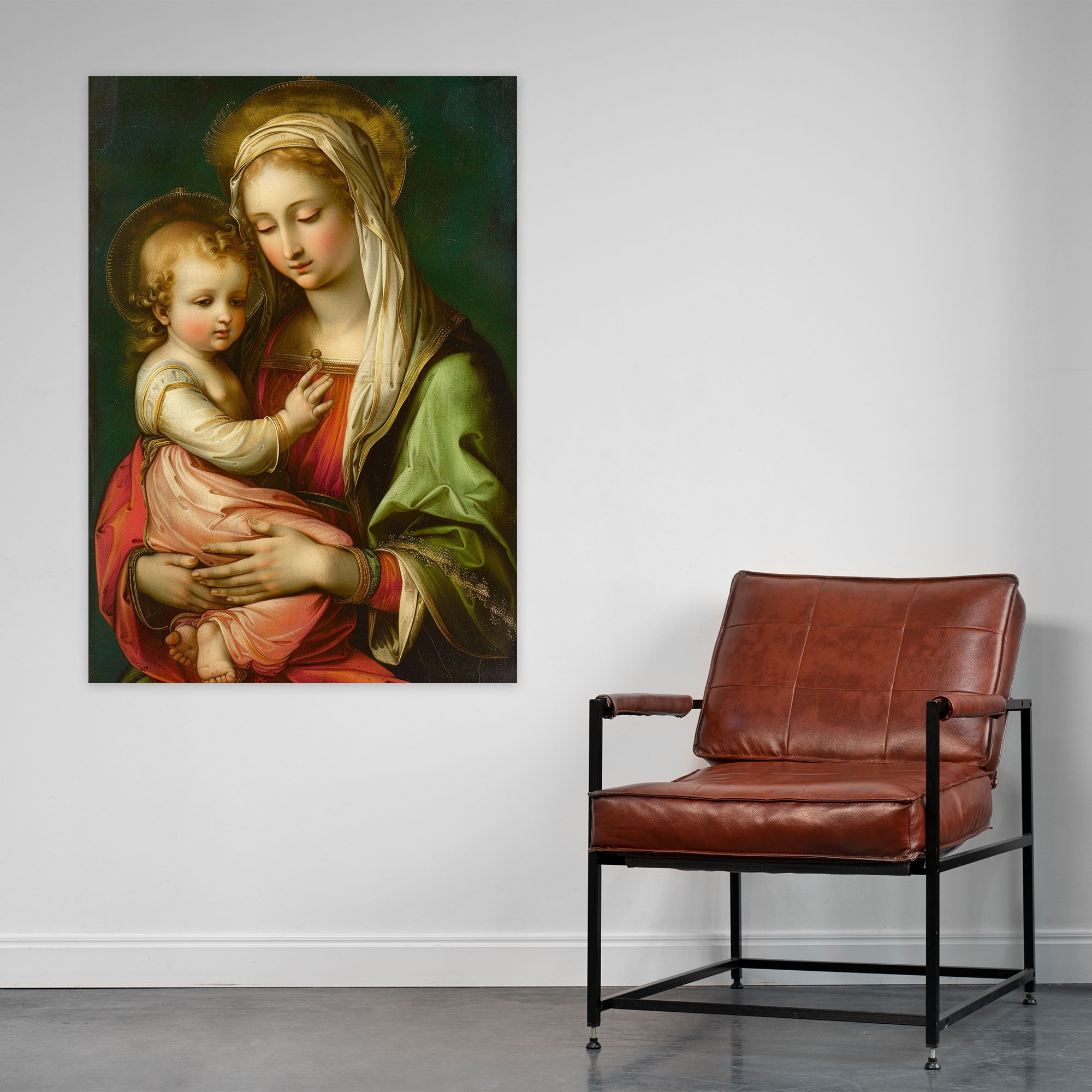 Raffaello Sanzio Canvas Print Madonna - Raffaello Sanzio, Canvas, Wall Decoration, Home Decoration