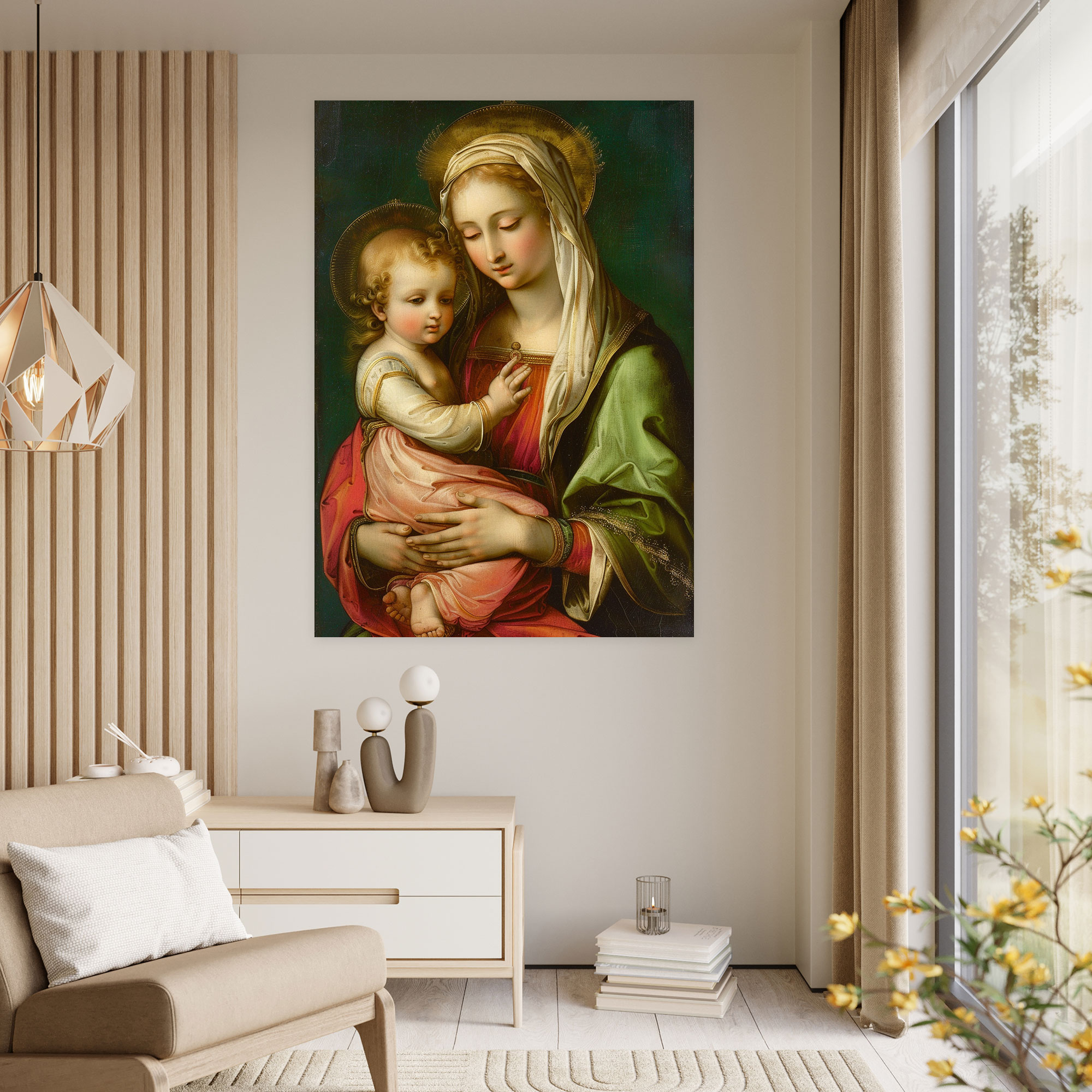 Raffaello Sanzio Canvas Print Madonna - Raffaello Sanzio, Canvas, Wall Decoration, Home Decoration