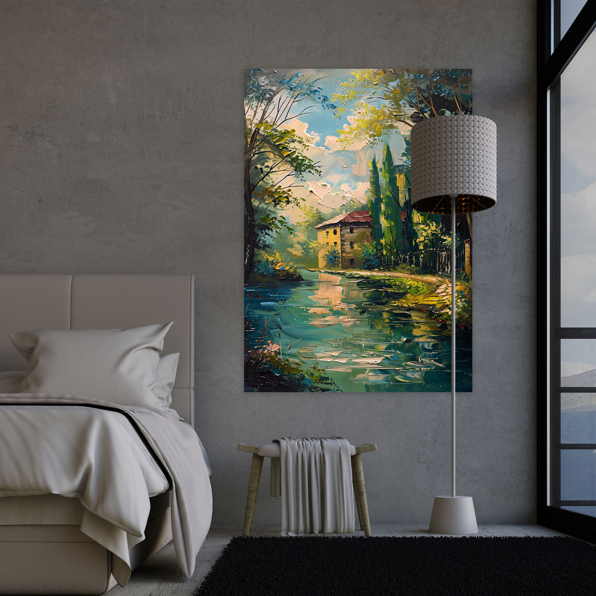 Raffaello Sanzio Wall Decoration Landscape - Raffaello Sanzio, Wall Art, Raffaello Sanzio, Canvas