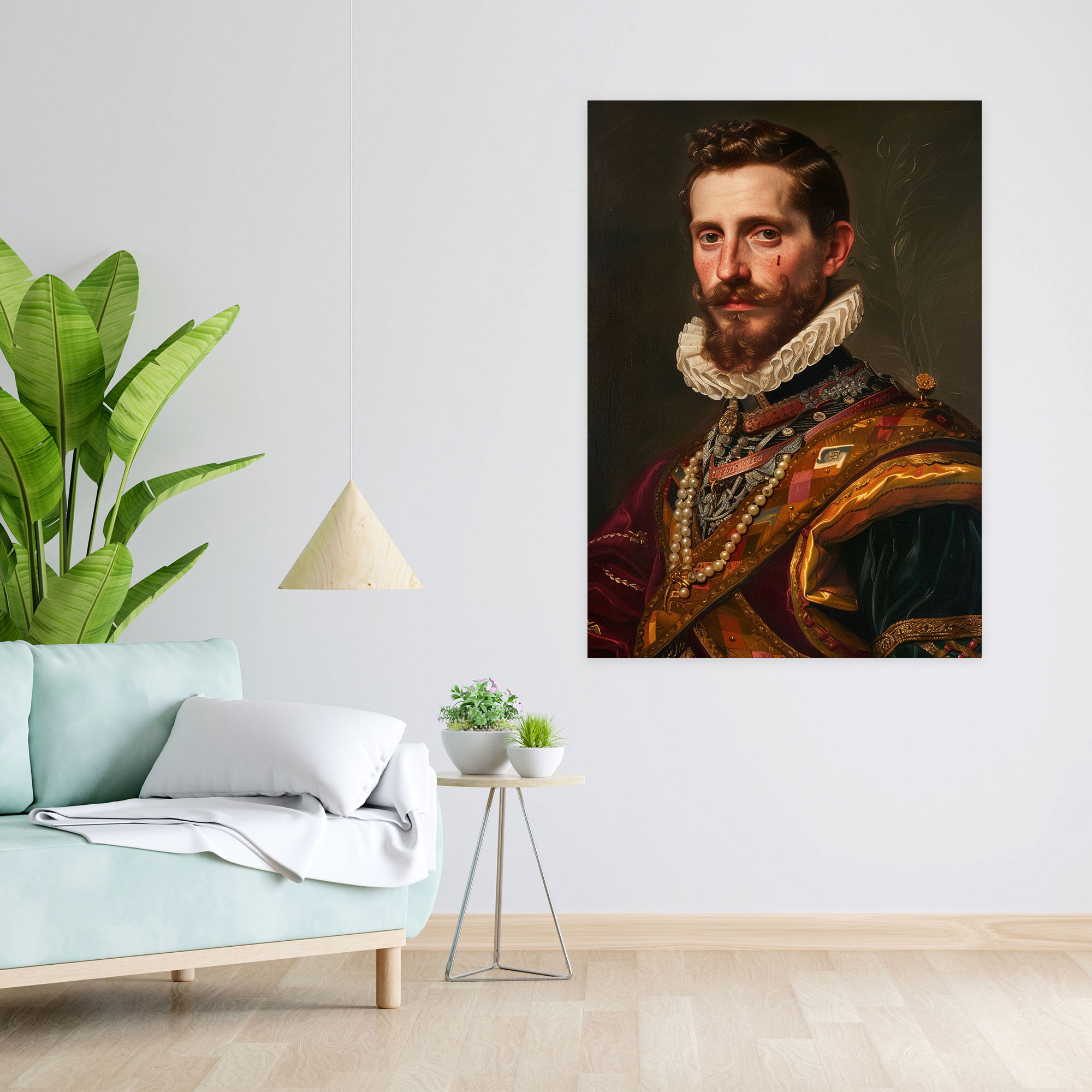 Raffaello Sanzio Wall Art Nobleman - Raffaello Sanzio, Canvas, Wall Art, Raffaello Sanzio