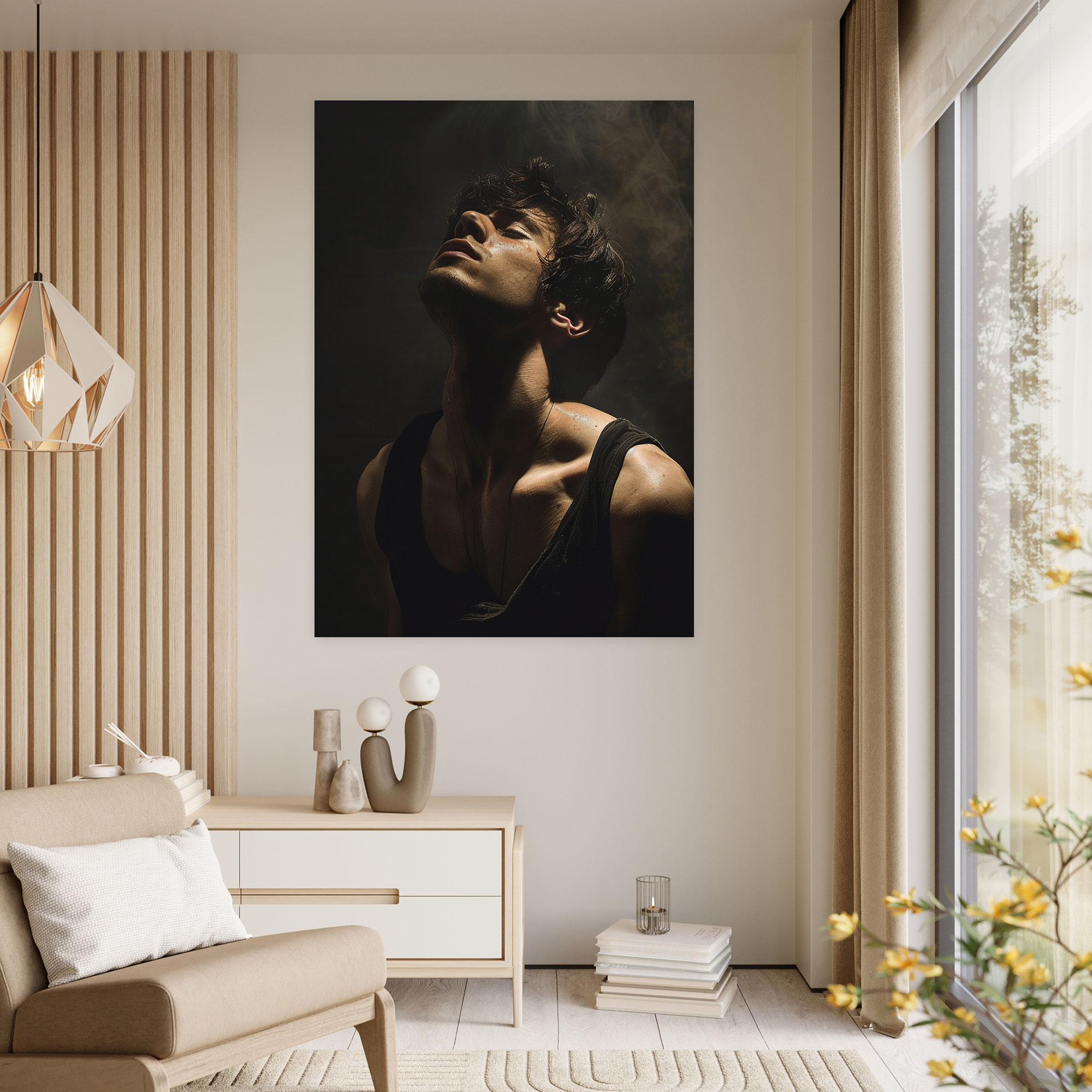 Emotional Drama Raffaello Sanzio Wall Art - Raffaello Sanzio, Dramatic Lighting, Canvas Print, Raffaello Sanzio