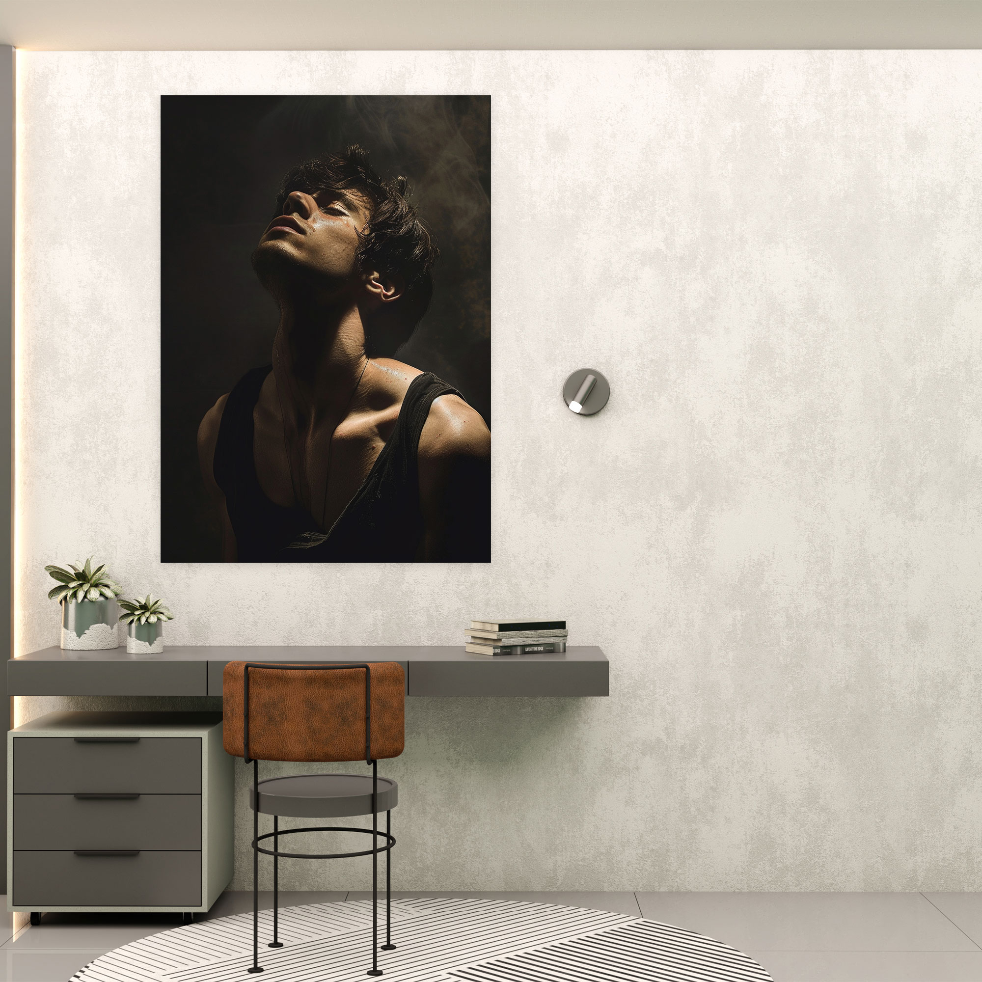 Emotional Drama Raffaello Sanzio Wall Art - Raffaello Sanzio, Dramatic Lighting, Canvas Print, Raffaello Sanzio