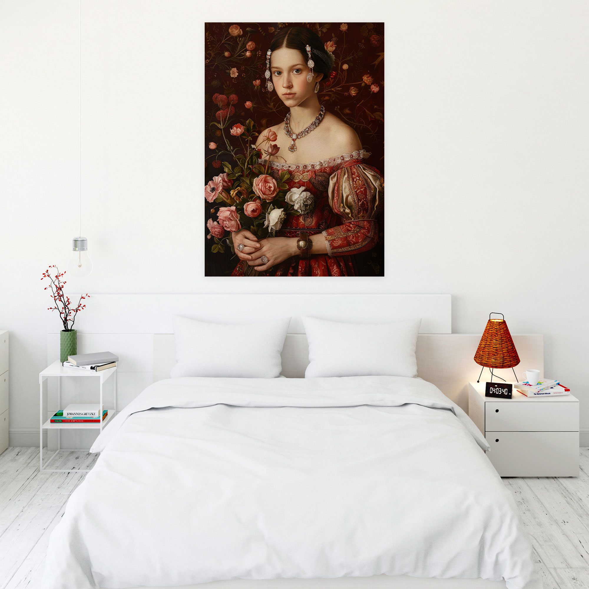 Raffaello Sanzio Portrait Canvas Print - Raffaello Sanzio, Canvas Wall Art, Home Decoration, Wall Art