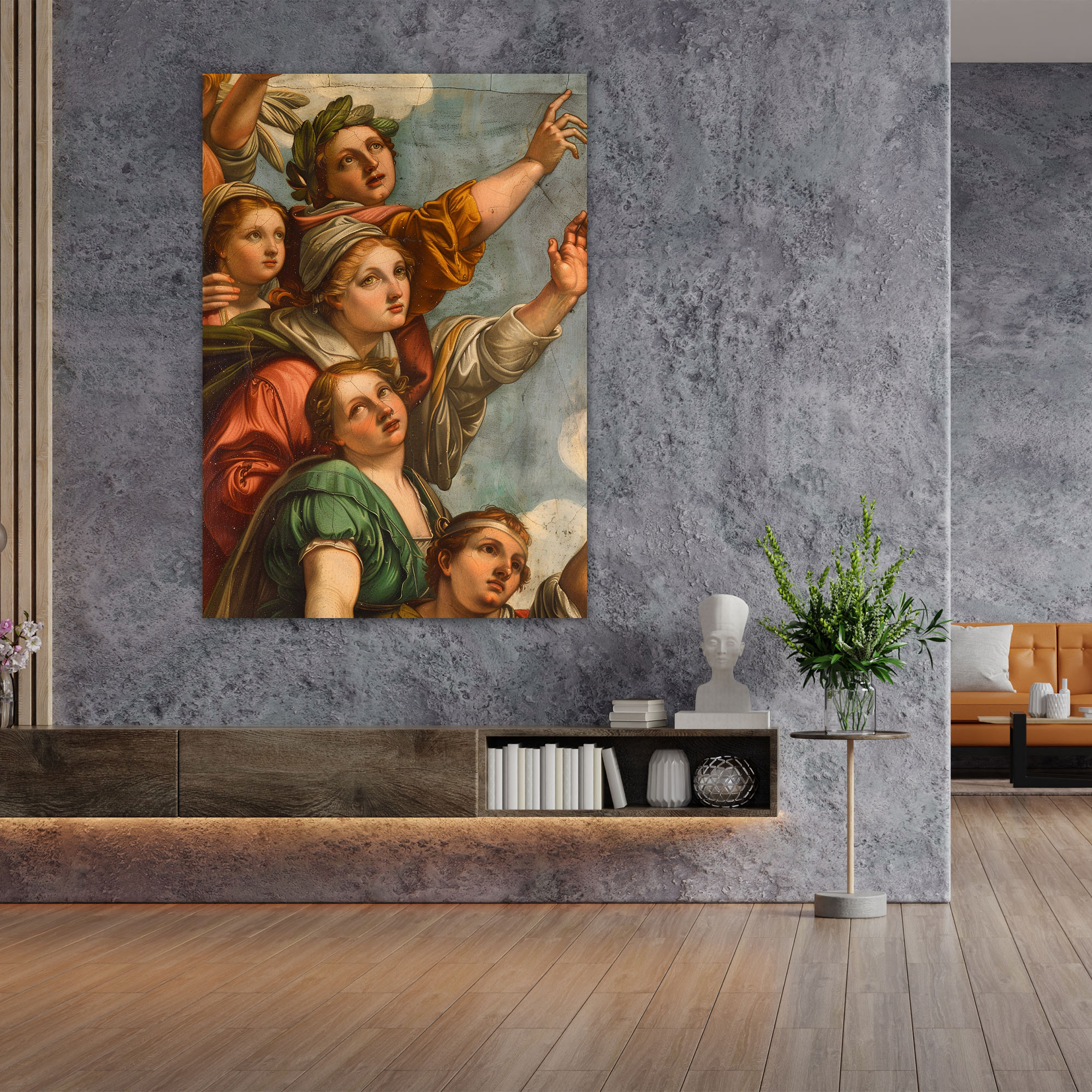 Raffaello Sanzio Allegory Canvas Print - Raffaello Sanzio, Wall Art, Canvas, Home Decoration