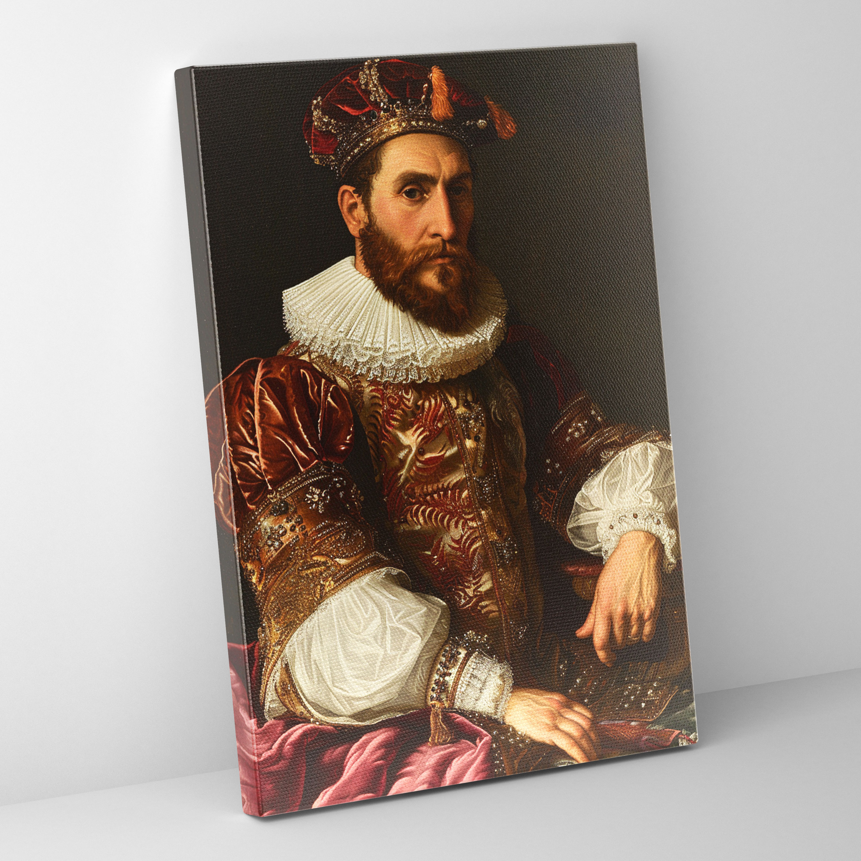 Raffaello Sanzio Nobleman Canvas Print - Raffaello Sanzio, Home Decoration, Wall Decoration, Canvas Print