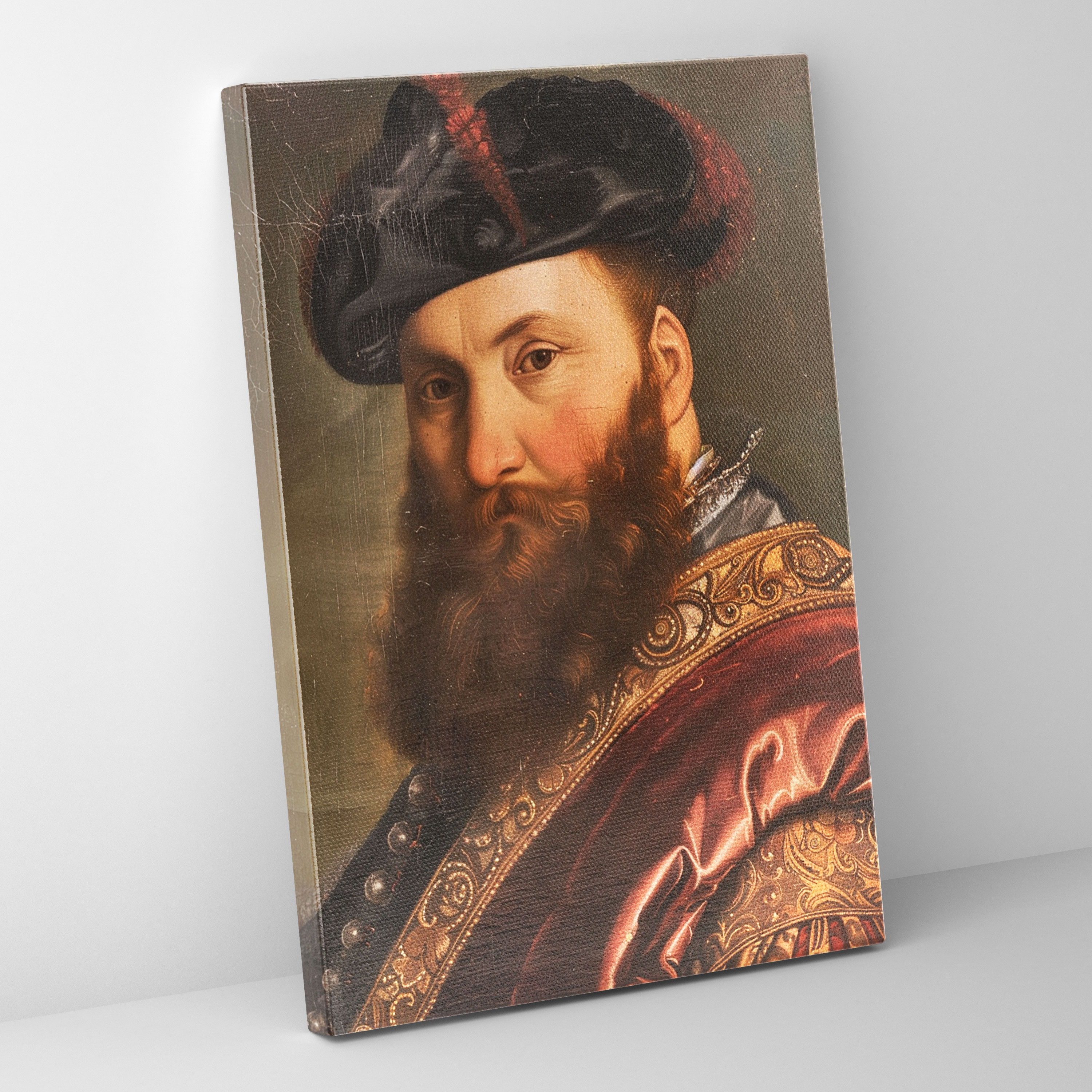 Nobleman Portrait Wall Art - Raffaello Sanzio, Canvas Wall Art, Home Decoration, Raffaello Sanzio