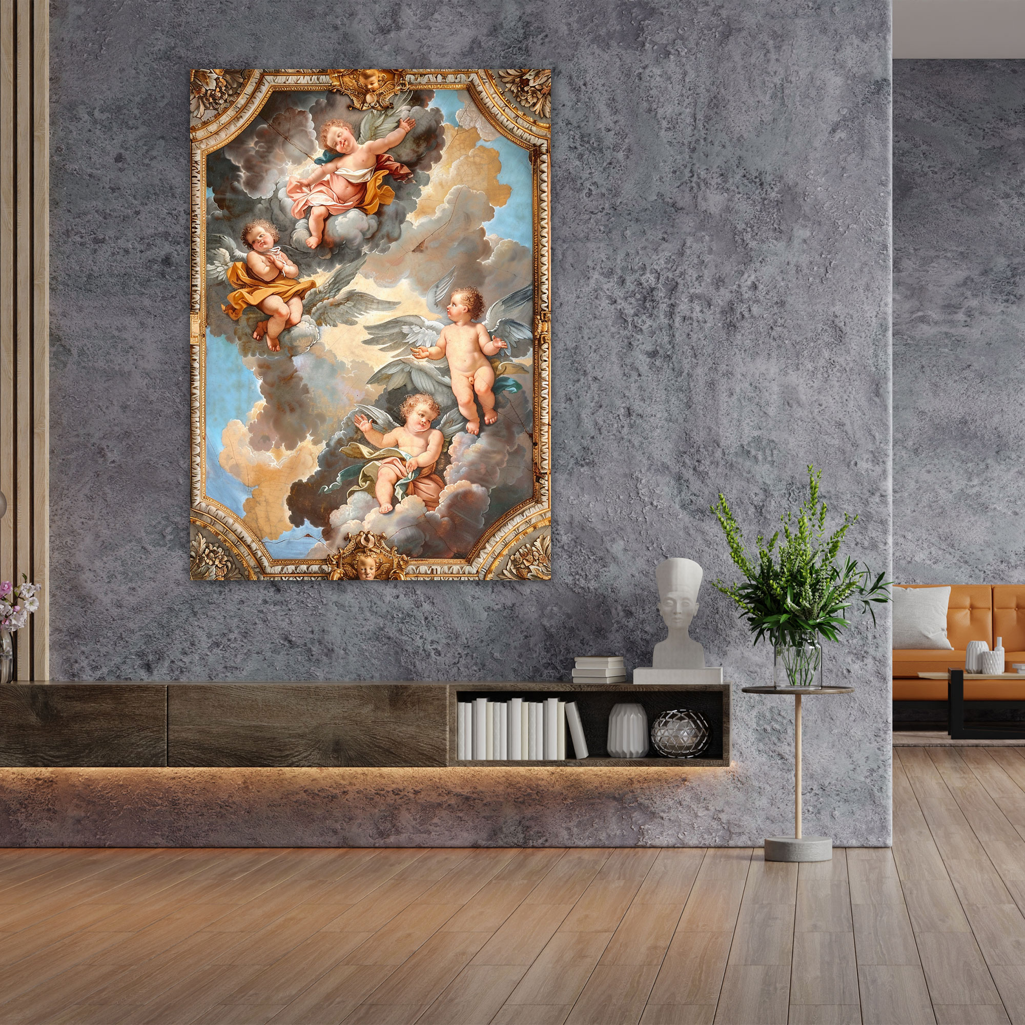 Angelic Figures Canvas Print - Raffaello Sanzio, Canvas Wall Art, Canvas Print, Canvas