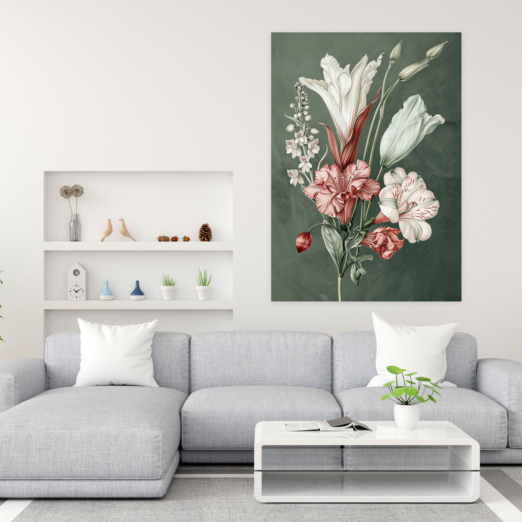 Botanical Illustrations Canvas Print - Raffaello Sanzio, Canvas Print, Raffaello Sanzio, Wall Decoration