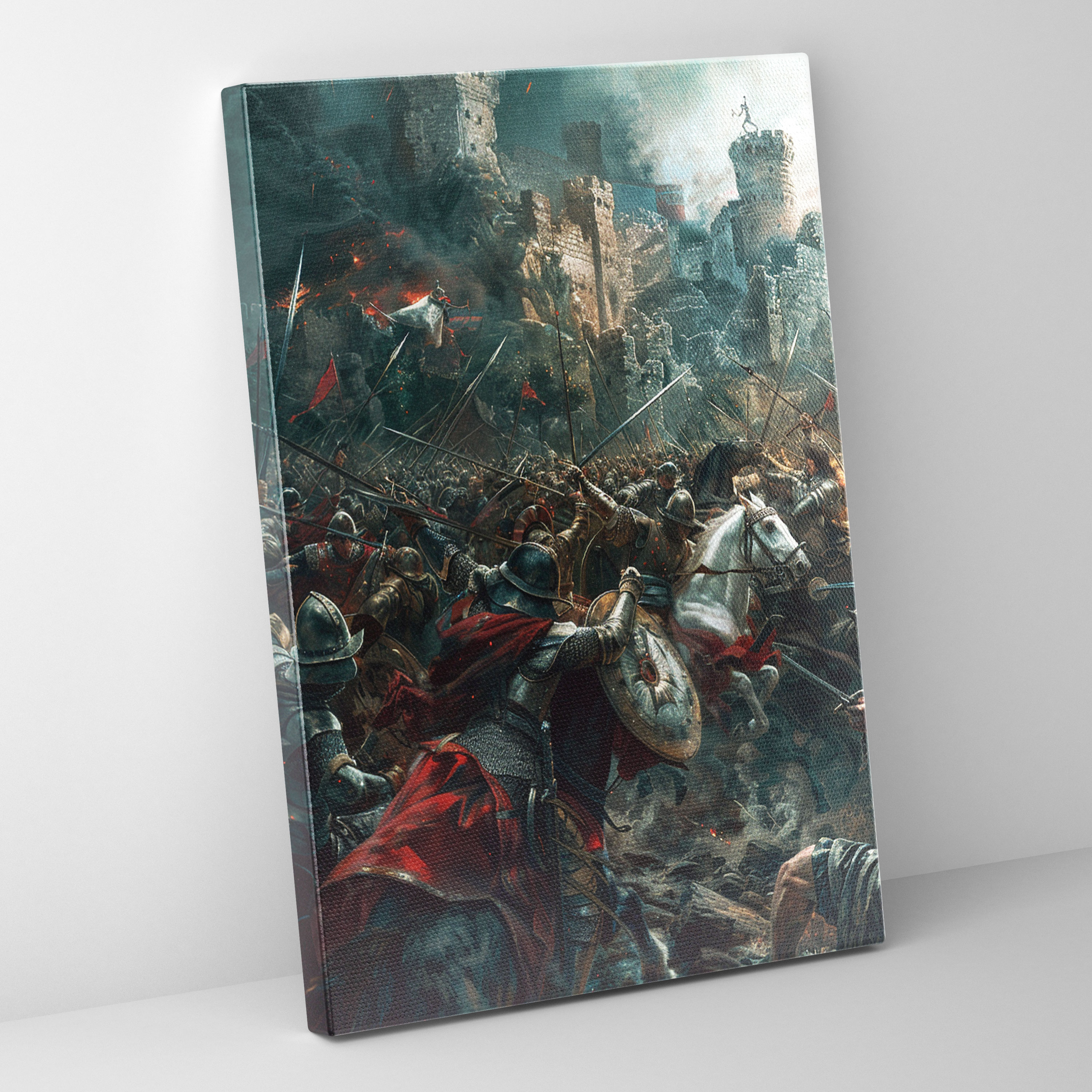 Battle Scenes Canvas Print - Raffaello Sanzio, Canvas Wall Art, Raffaello Sanzio, Wall Art