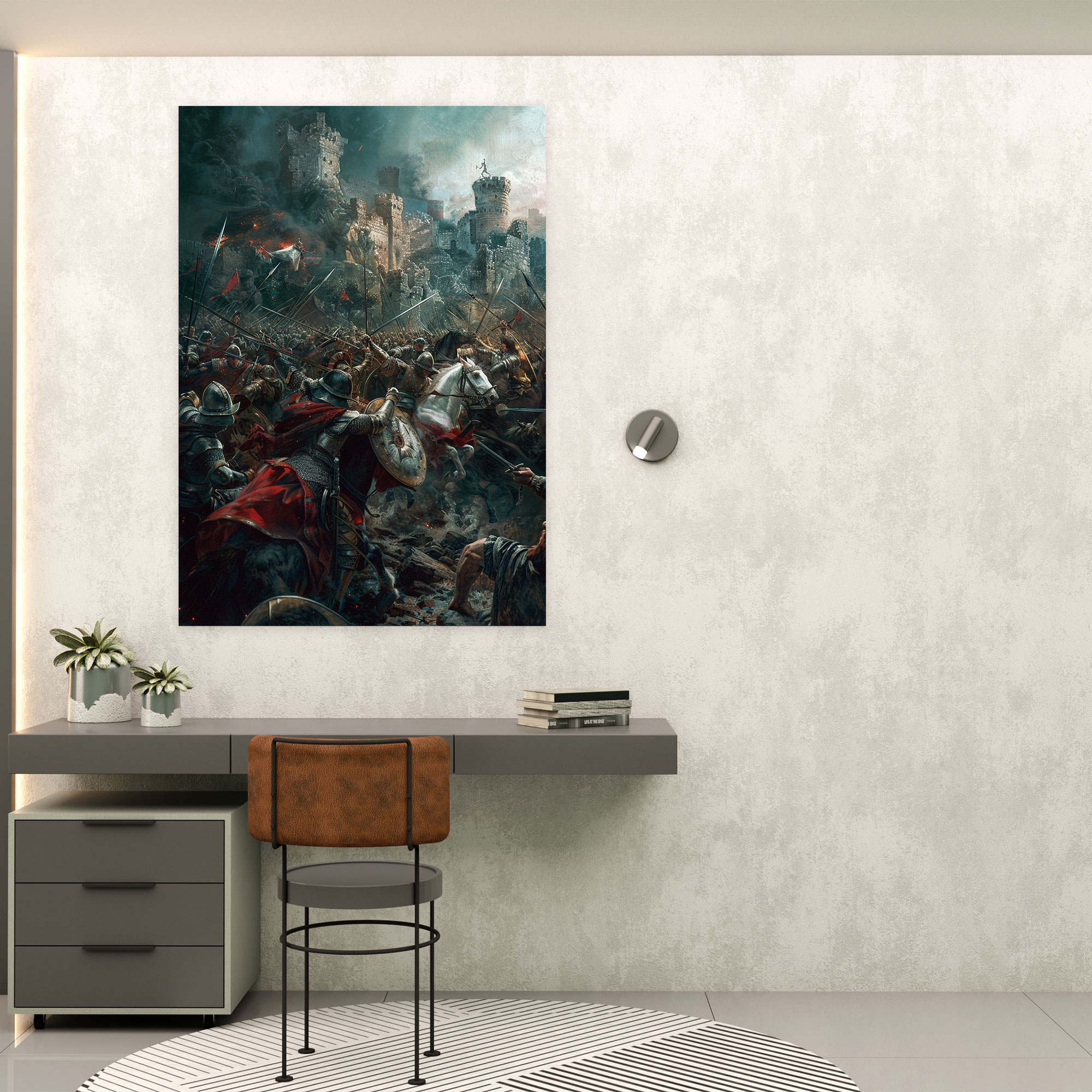 Battle Scenes Canvas Print - Raffaello Sanzio, Canvas Wall Art, Raffaello Sanzio, Wall Art